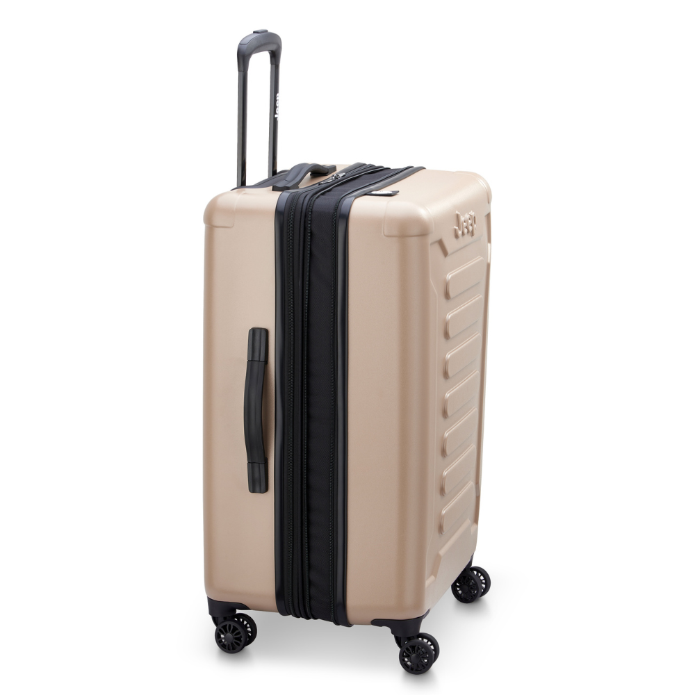 JH004C | 27-Inch Expandable Check-In Suitcase, Beige