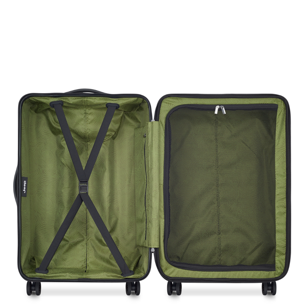 JH004C | 27-Inch Expandable Check-In Suitcase, Avocado