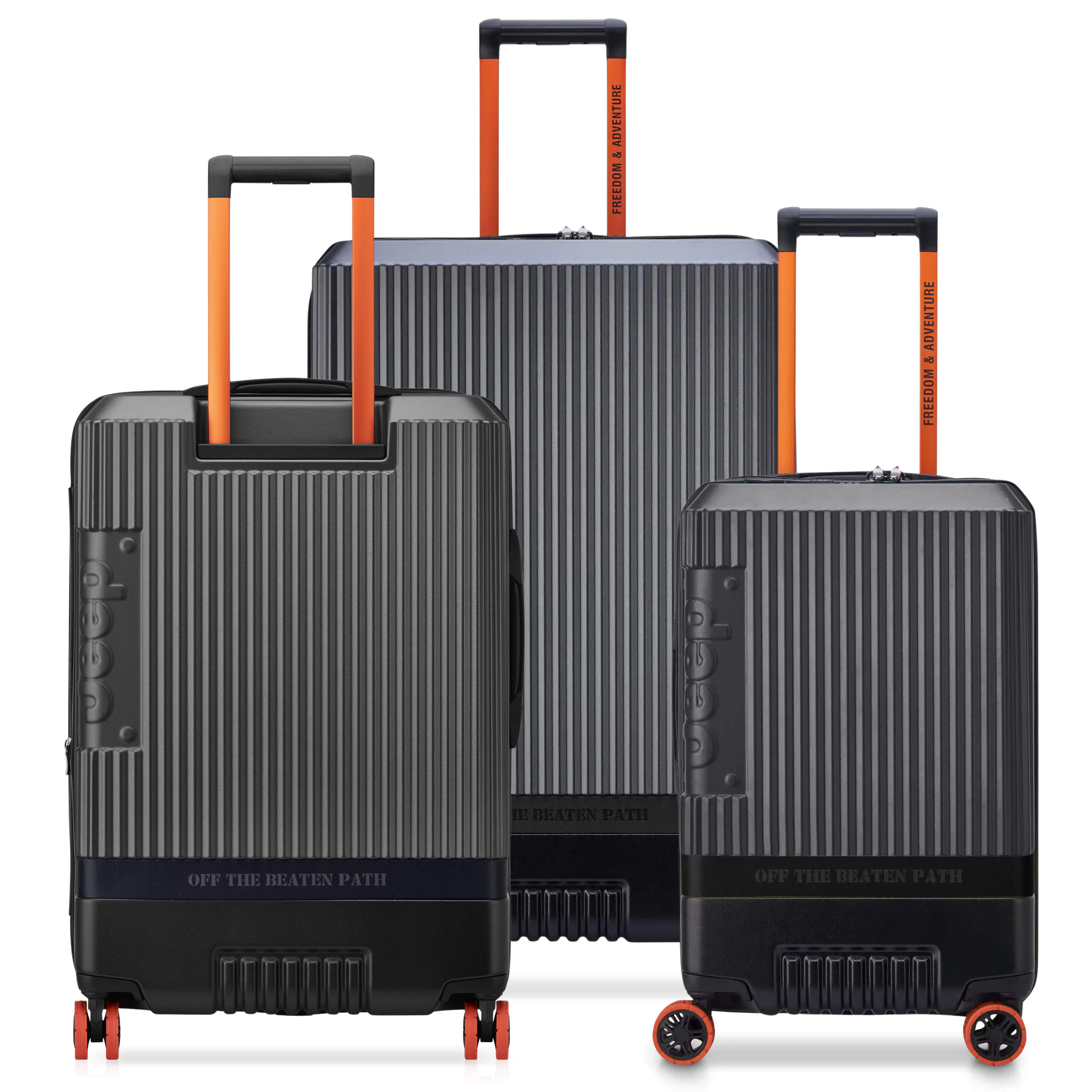 ジュリ JH001A | 3-Piece Luggage Set, Anthracite | DELSEY PARIS
