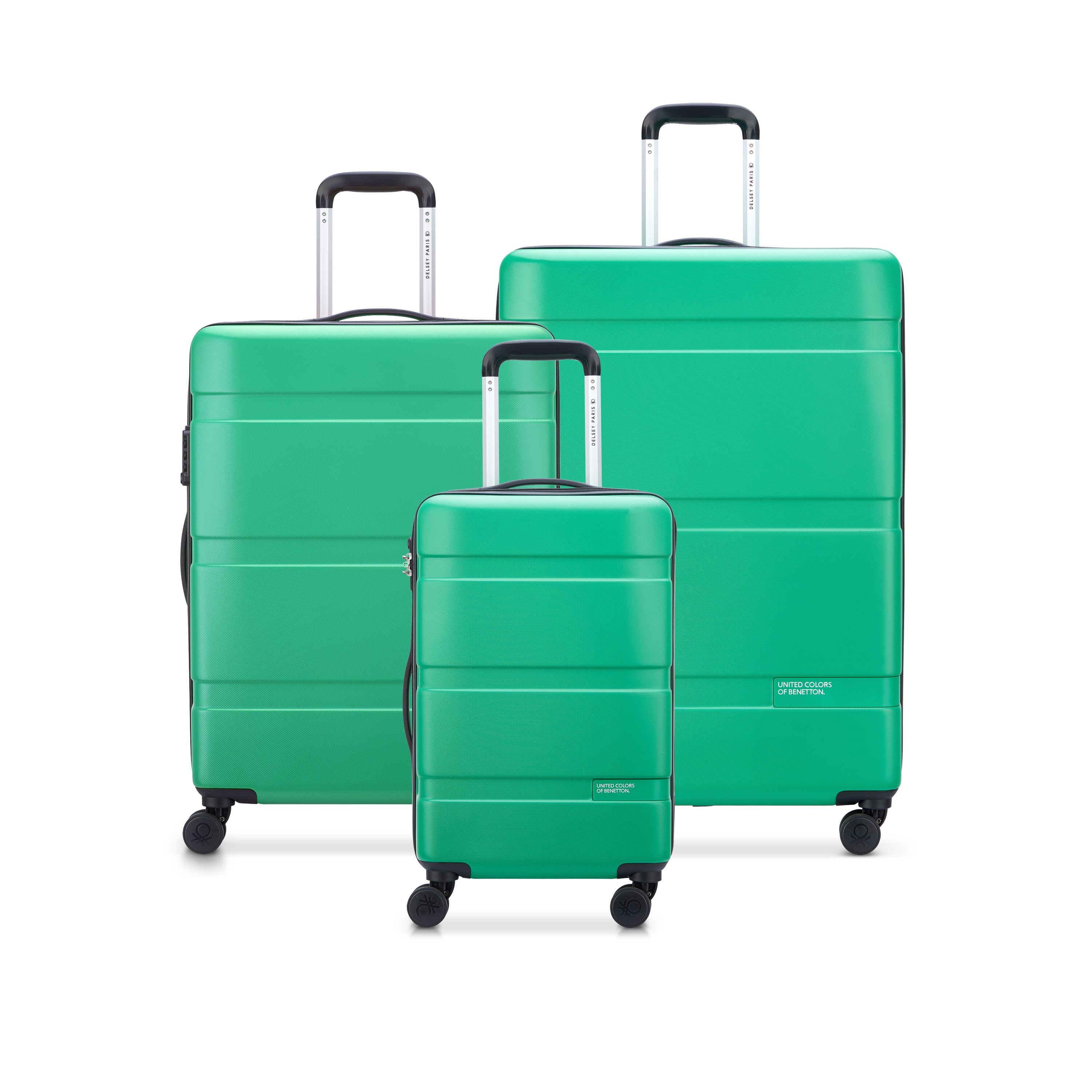 NOW HARDSIDE| Set de 3 Bagages VERT