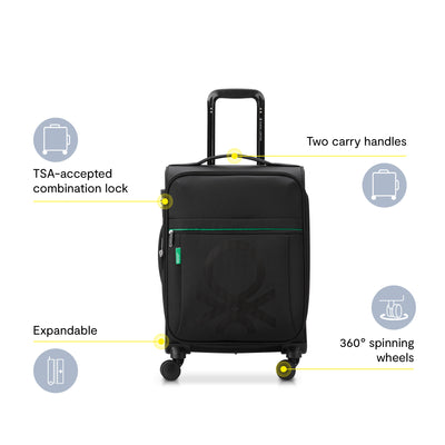 COLOR BLOCK - Carry-On Spinner