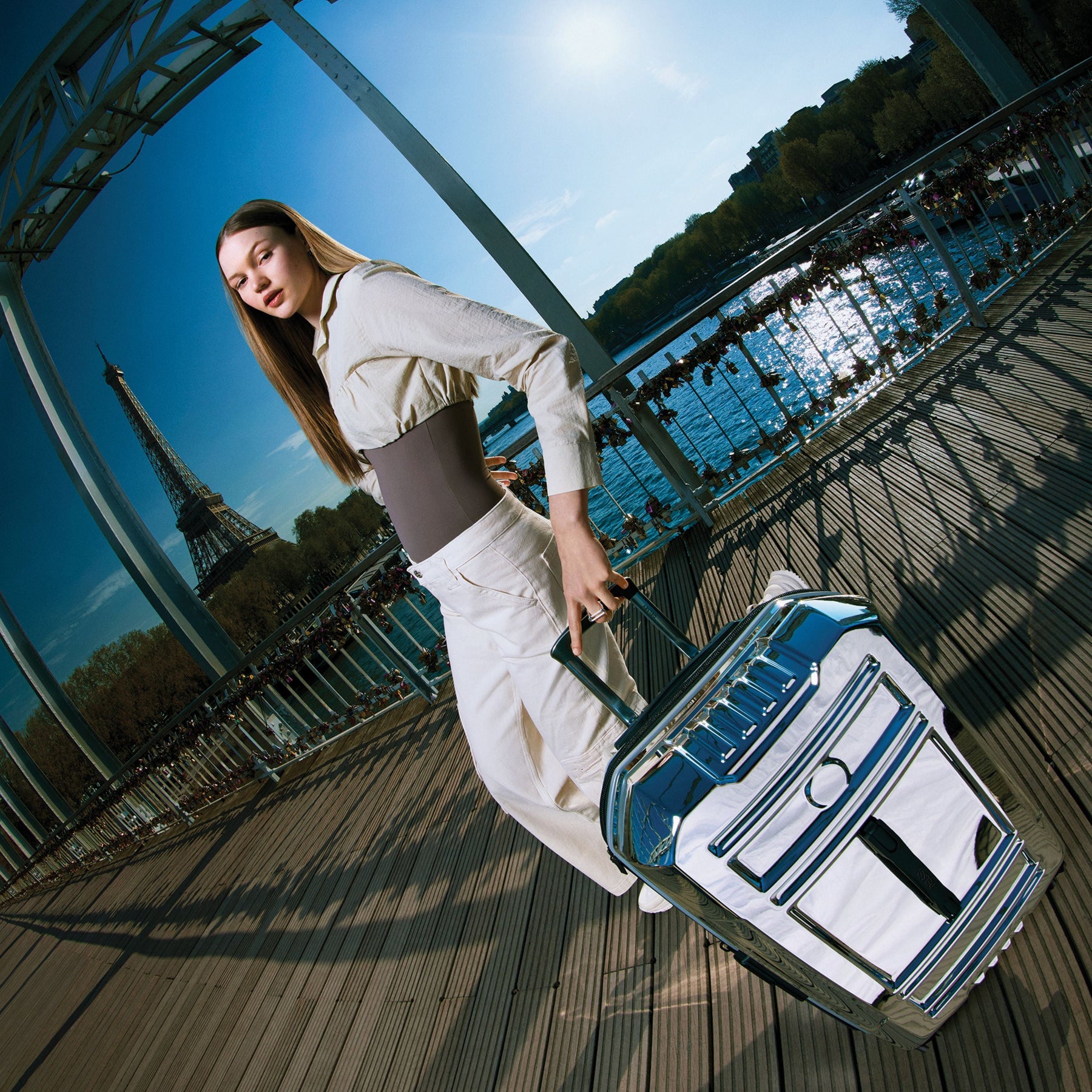 REMPART Expandable Spinner Carry-On Luggage – DELSEY PARIS USA