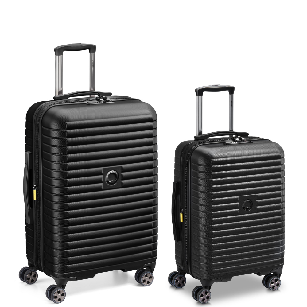 CRUISE 3.0 | 2-Piece Luggage Set, Black | DELSEY PARIS