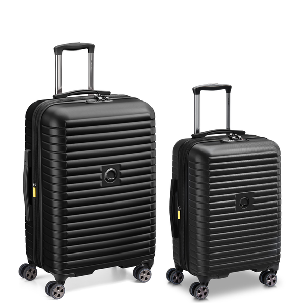 CRUISE 3.0 | 2-Piece Luggage Set, Black | DELSEY PARIS