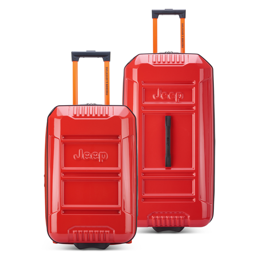 JH003B | 2-Piece Luggage Set, Tomato