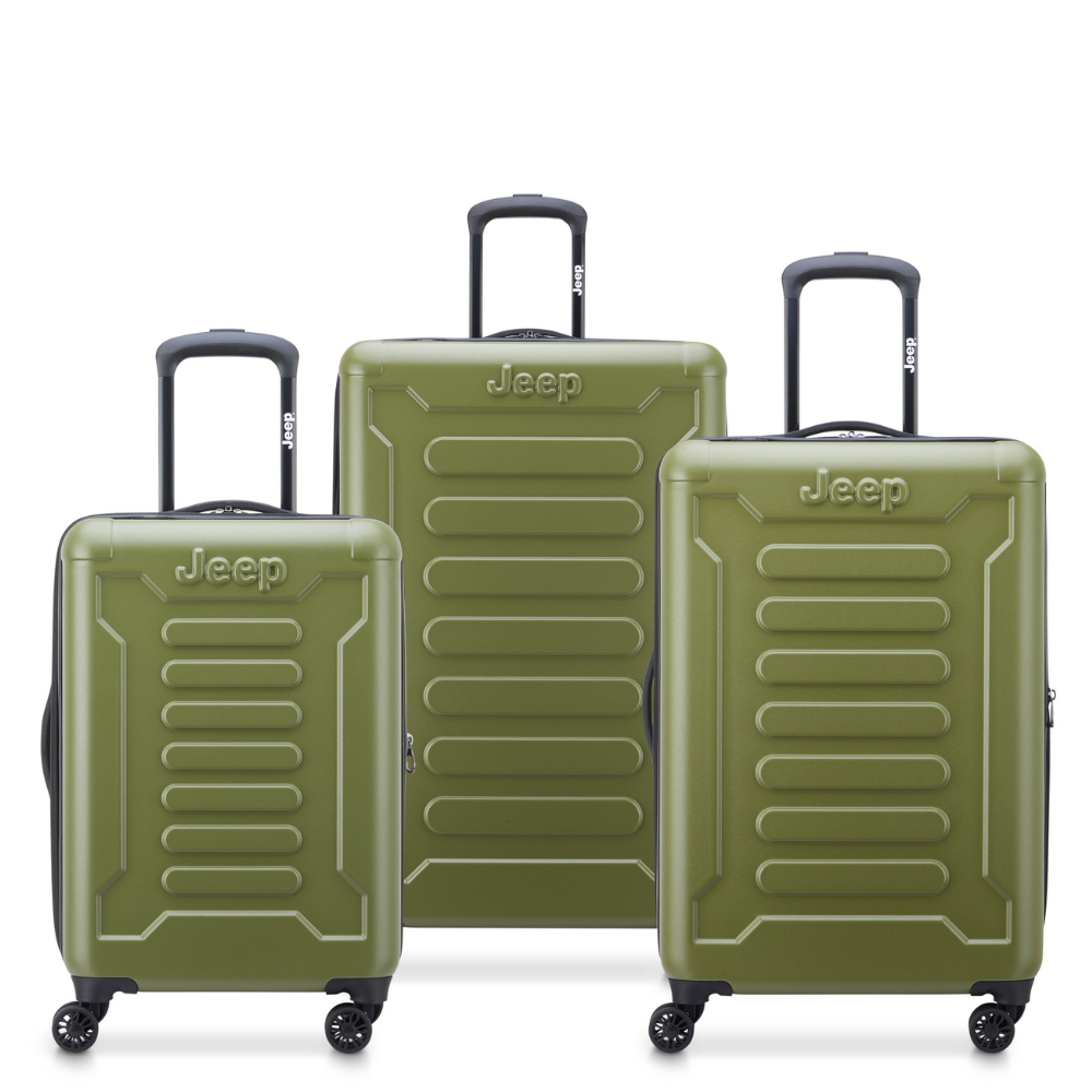 JH004C | 3-Piece Luggage Set, Avocado