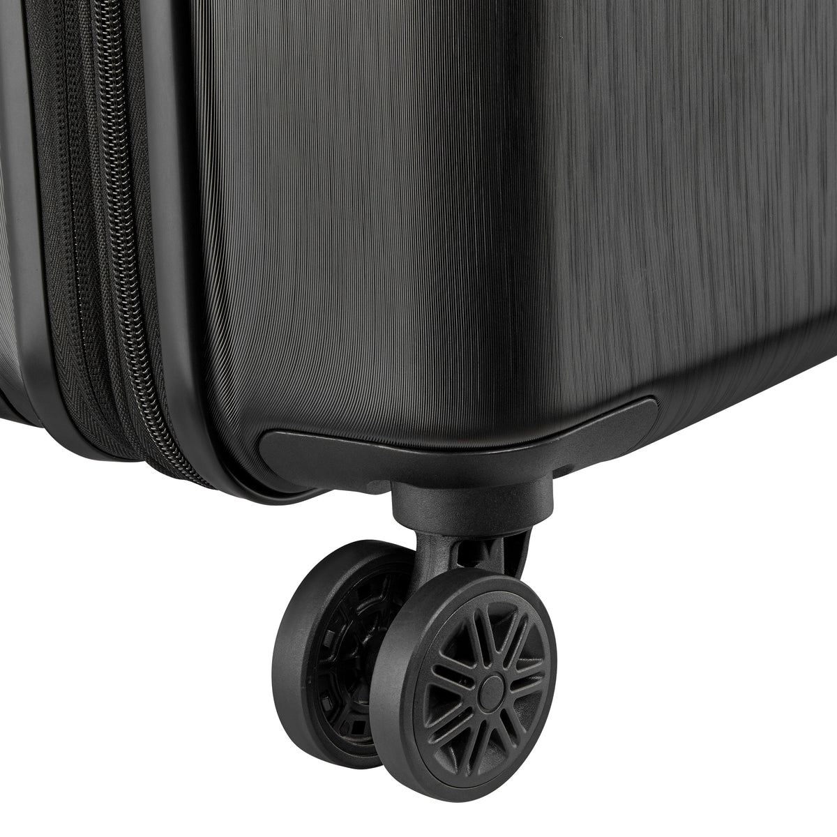 COSMIQUE 23-Inch Expandable Carry-On Suitcase, Black
