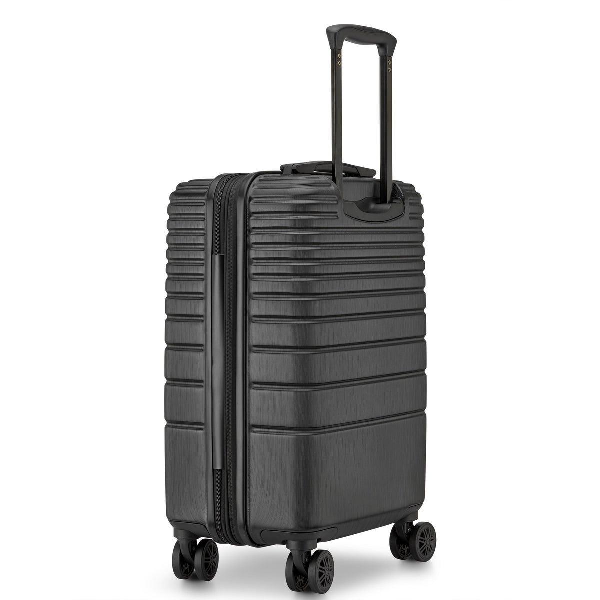 COSMIQUE 23-Inch Expandable Carry-On Suitcase, Black