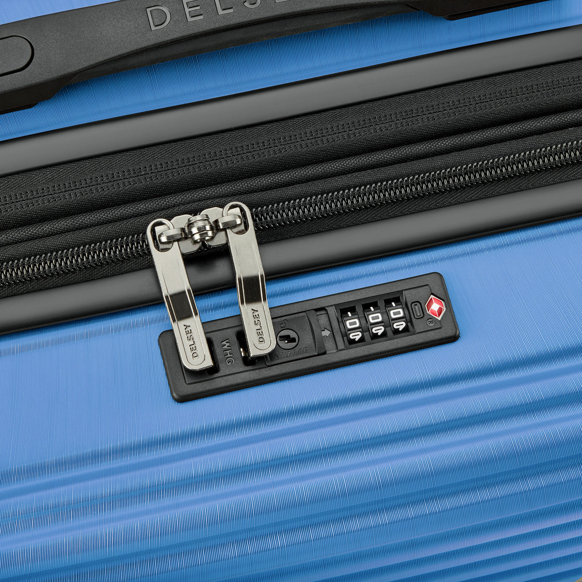 COSMIQUE 23-Inch Expandable Carry-On Suitcase, Light blue