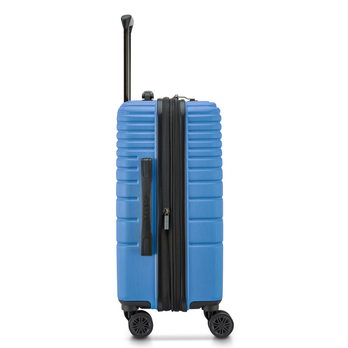 COSMIQUE 23-Inch Expandable Carry-On Suitcase, Light blue