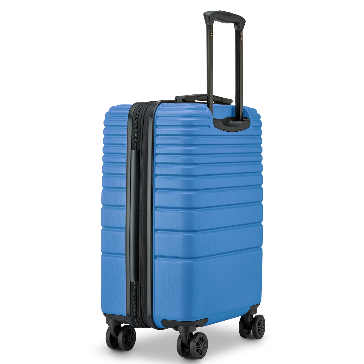 COSMIQUE 23-Inch Expandable Carry-On Suitcase, Light blue