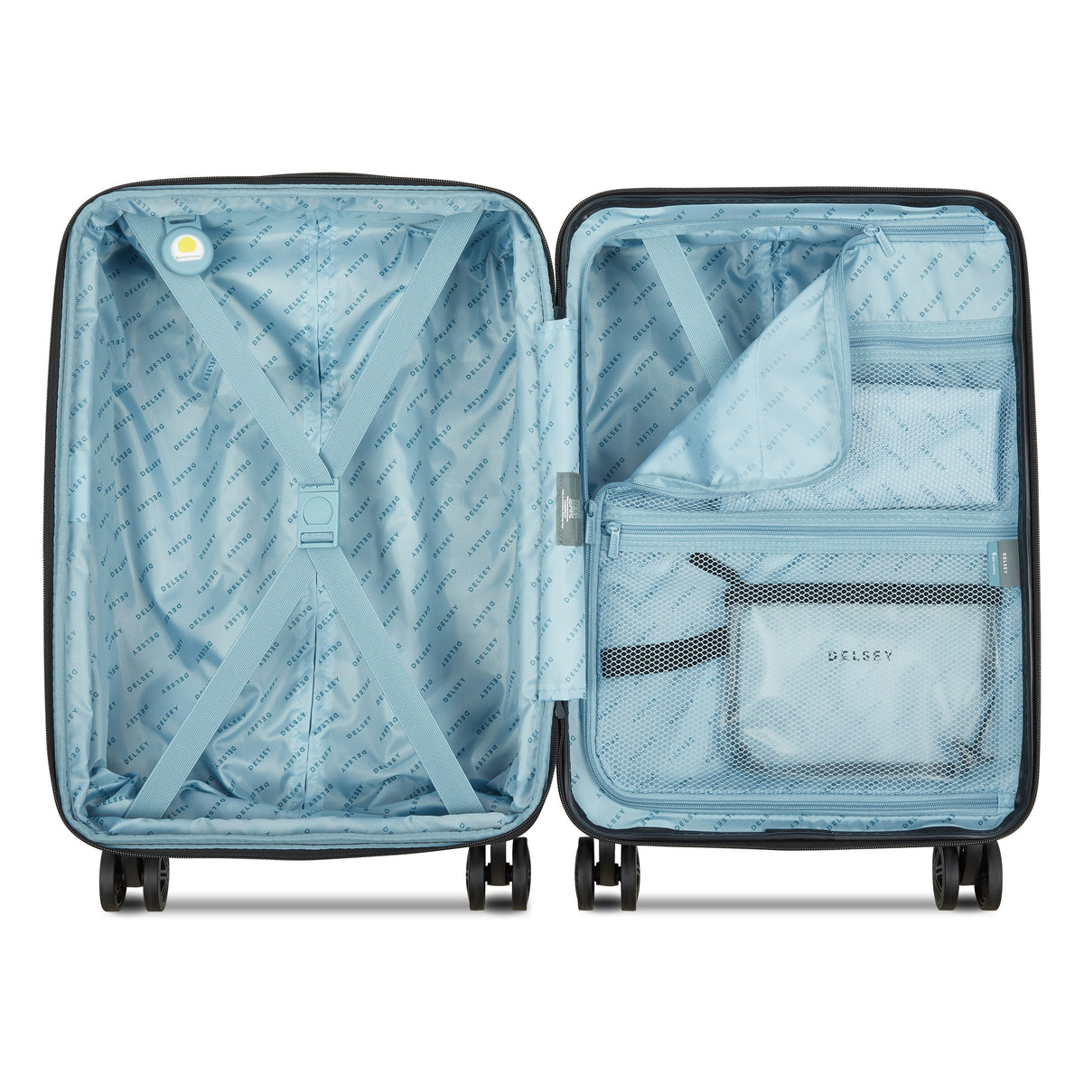 COSMIQUE 23-Inch Expandable Carry-On Suitcase, Beige