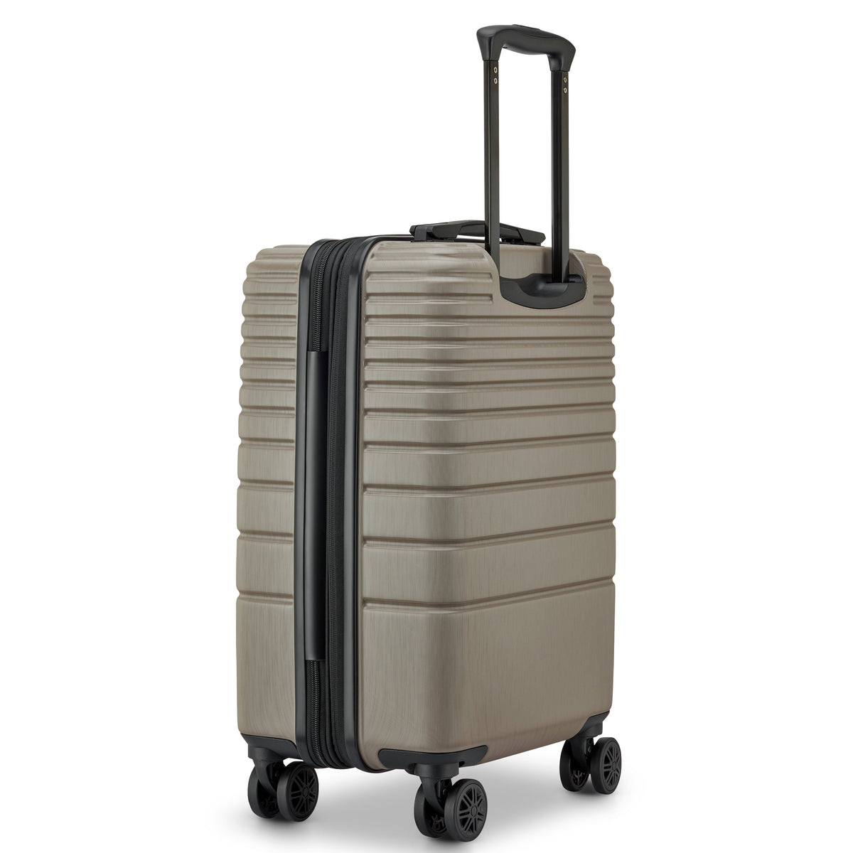 COSMIQUE 23-Inch Expandable Carry-On Suitcase, Beige