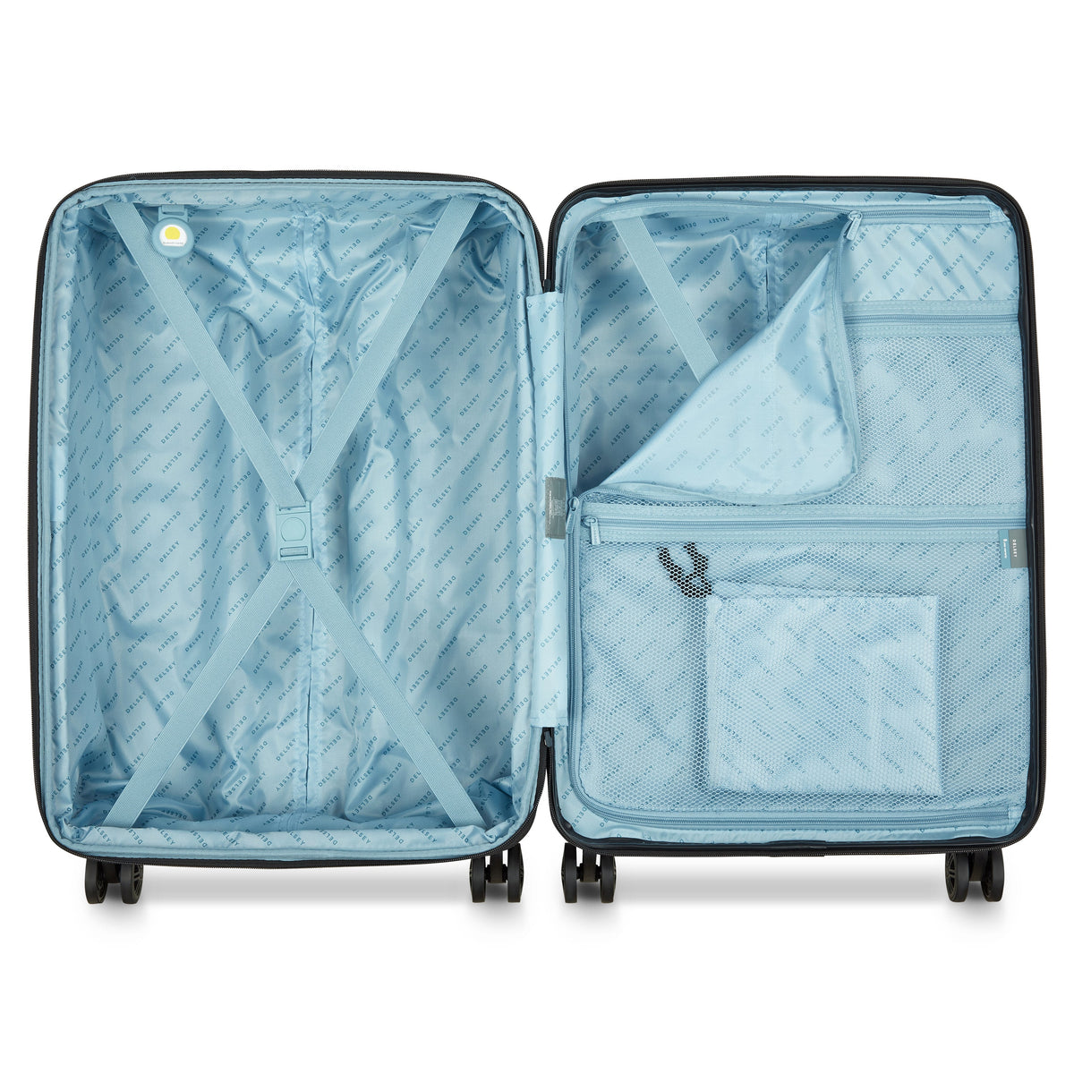 COSMIQUE 27-Inch Expandable Check-In Suitcase, Black