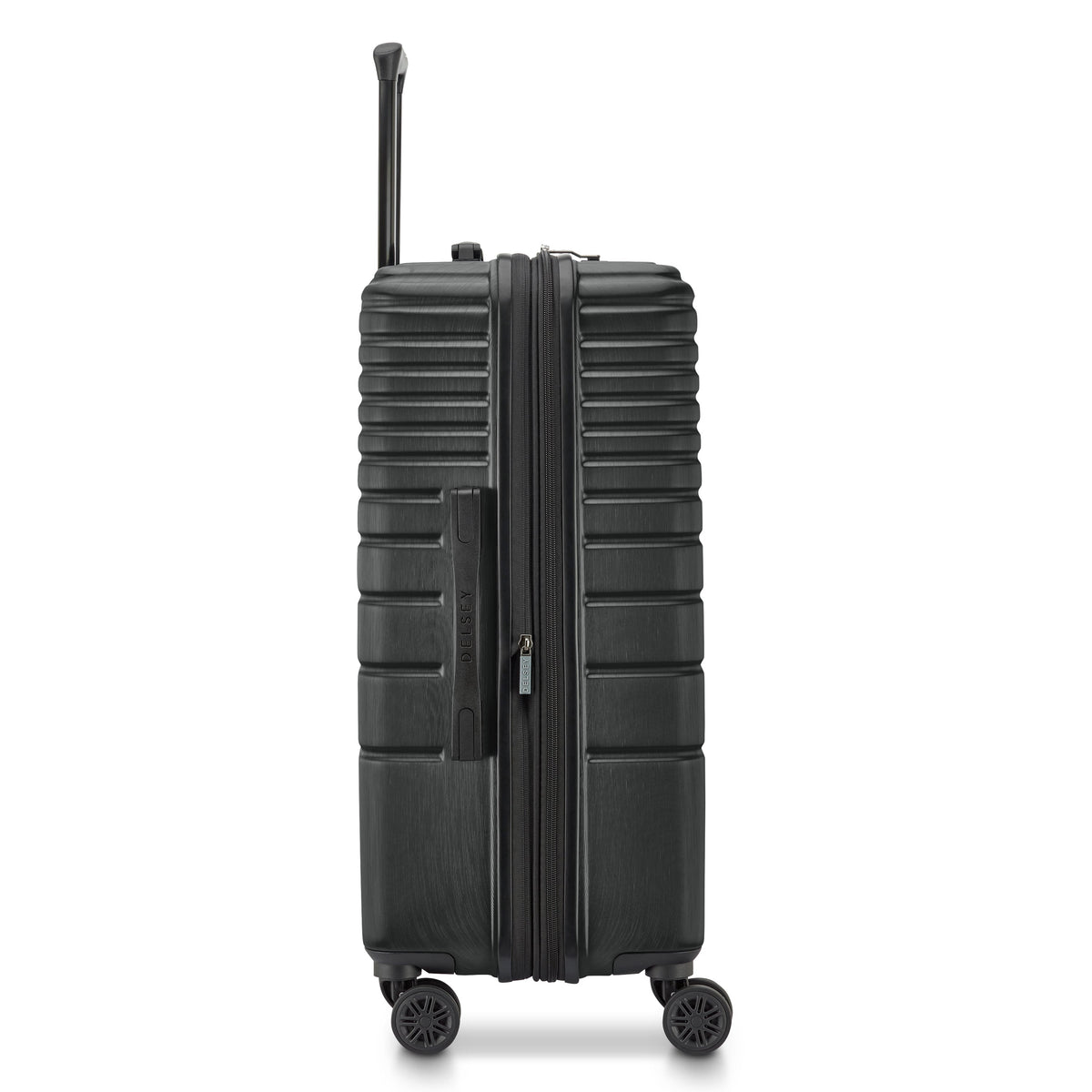 COSMIQUE 27-Inch Expandable Check-In Suitcase, Black