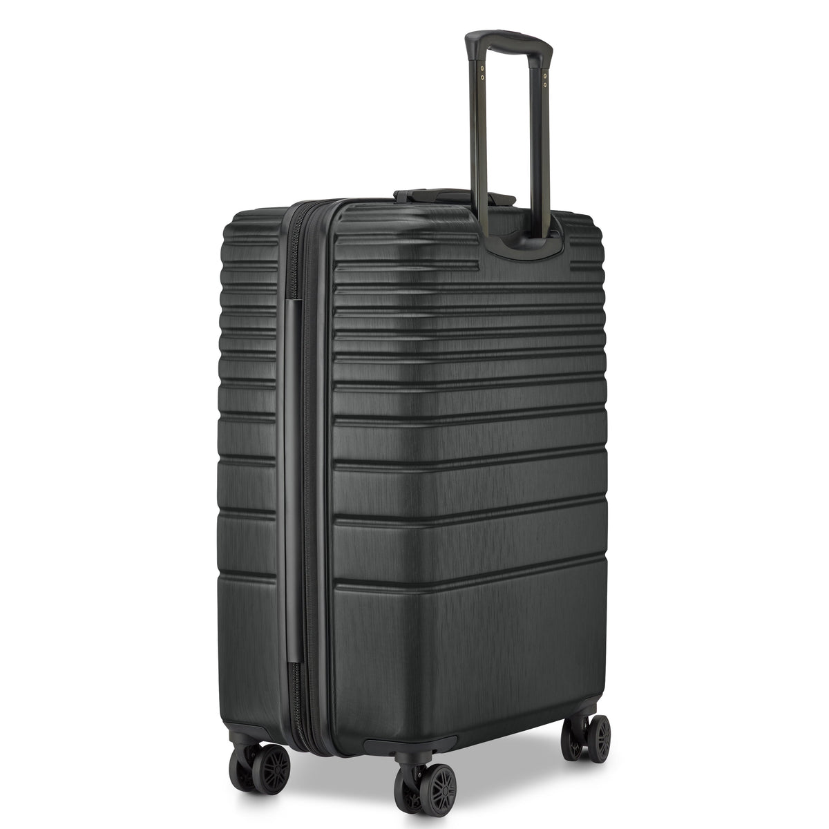 COSMIQUE 27-Inch Expandable Check-In Suitcase, Black