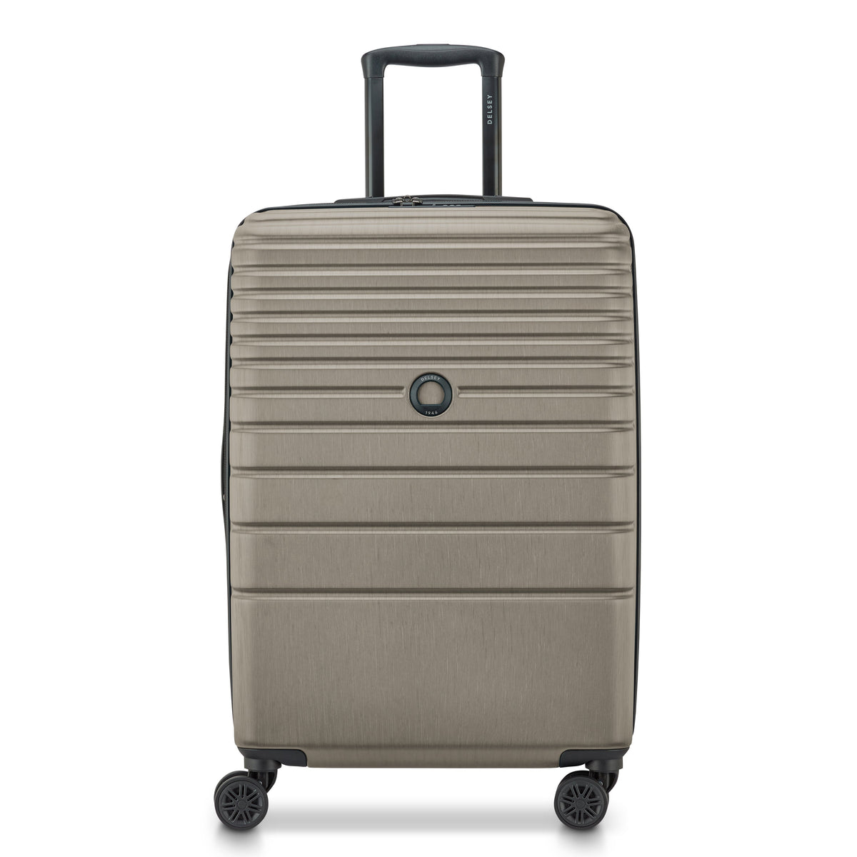 COSMIQUE 27-Inch Expandable Check-In Suitcase, Beige