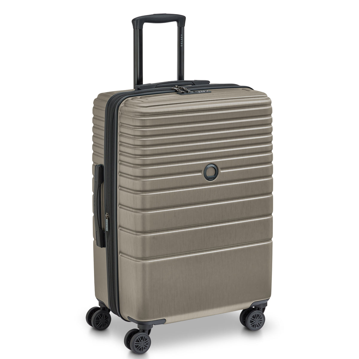 COSMIQUE 27-Inch Expandable Check-In Suitcase, Beige