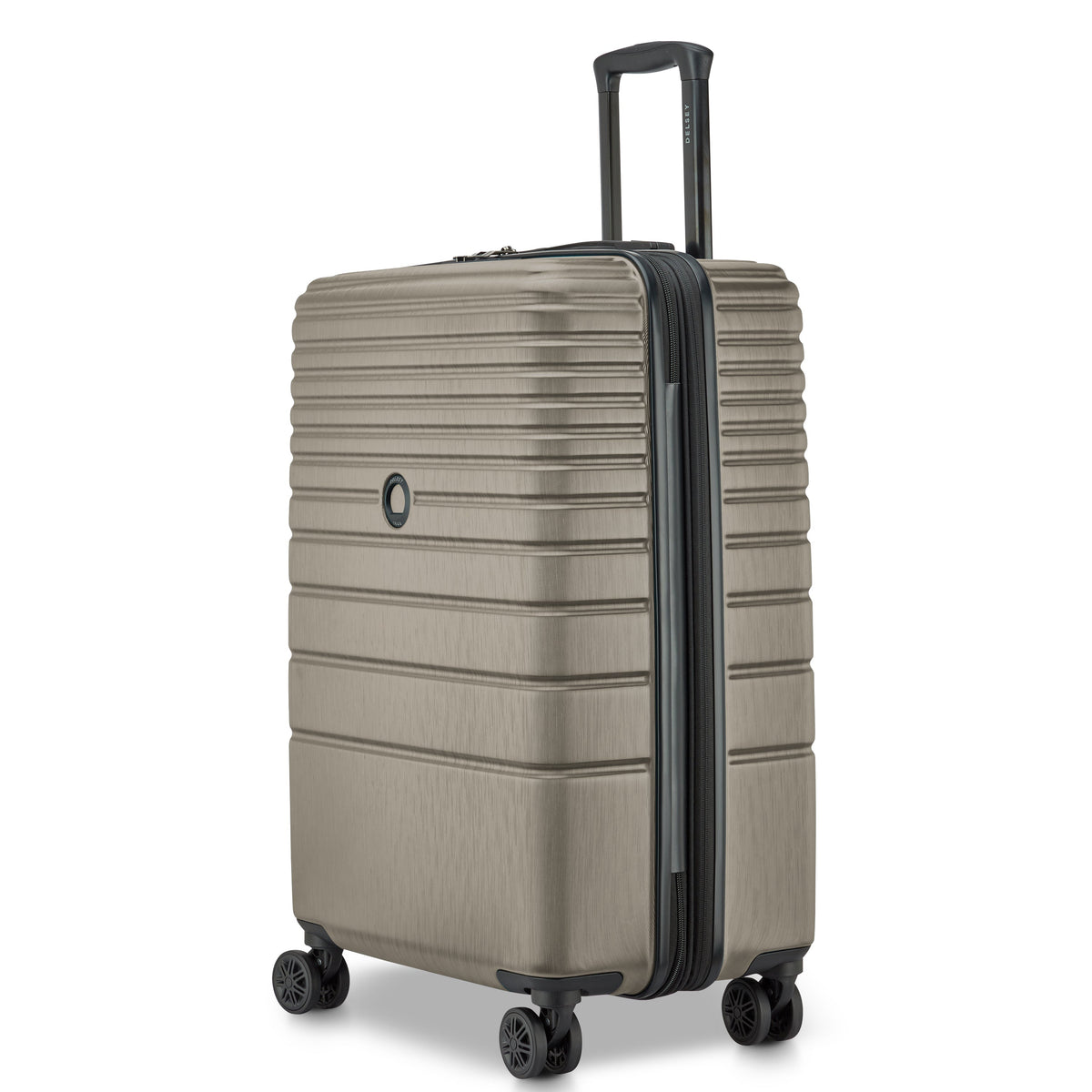 COSMIQUE 27-Inch Expandable Check-In Suitcase, Beige