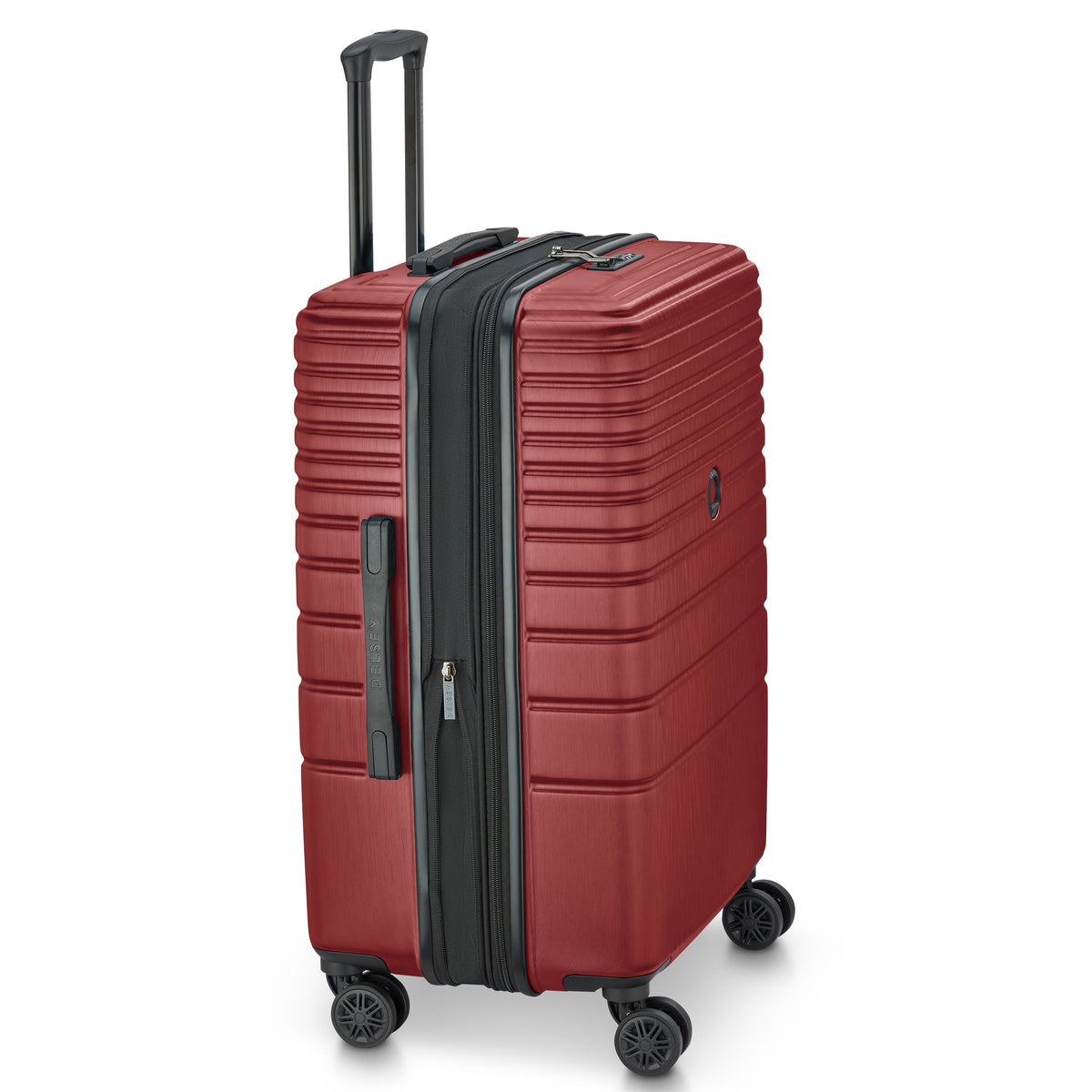 COSMIQUE 27-Inch Expandable Check-In Suitcase, Syrah red