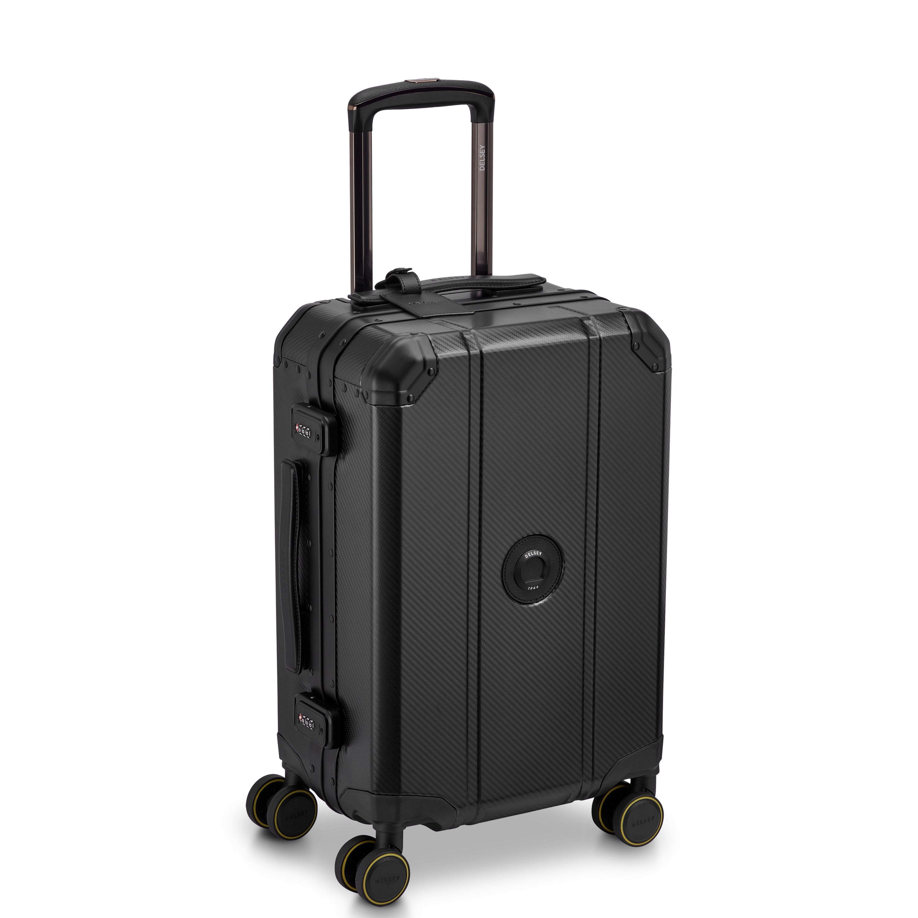 ALU'R | 19-Inch Aluminum Carry-On Suitcase, Black