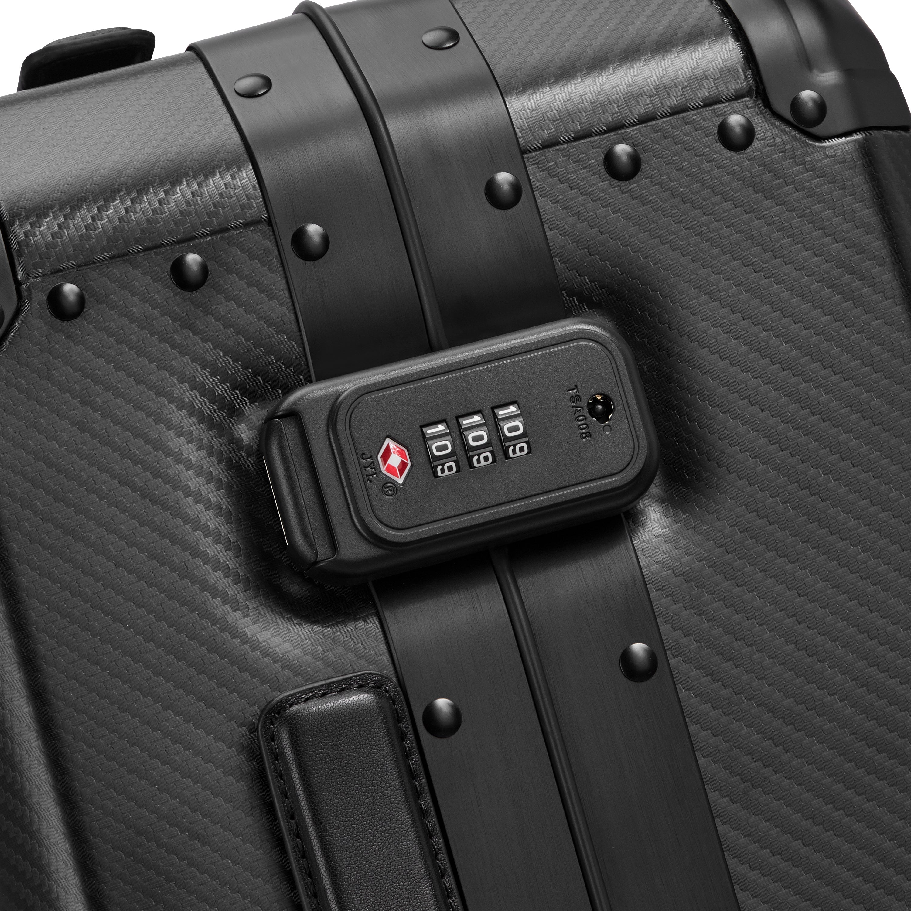ALU'R | 19-Inch Aluminum Carry-On Suitcase, Black