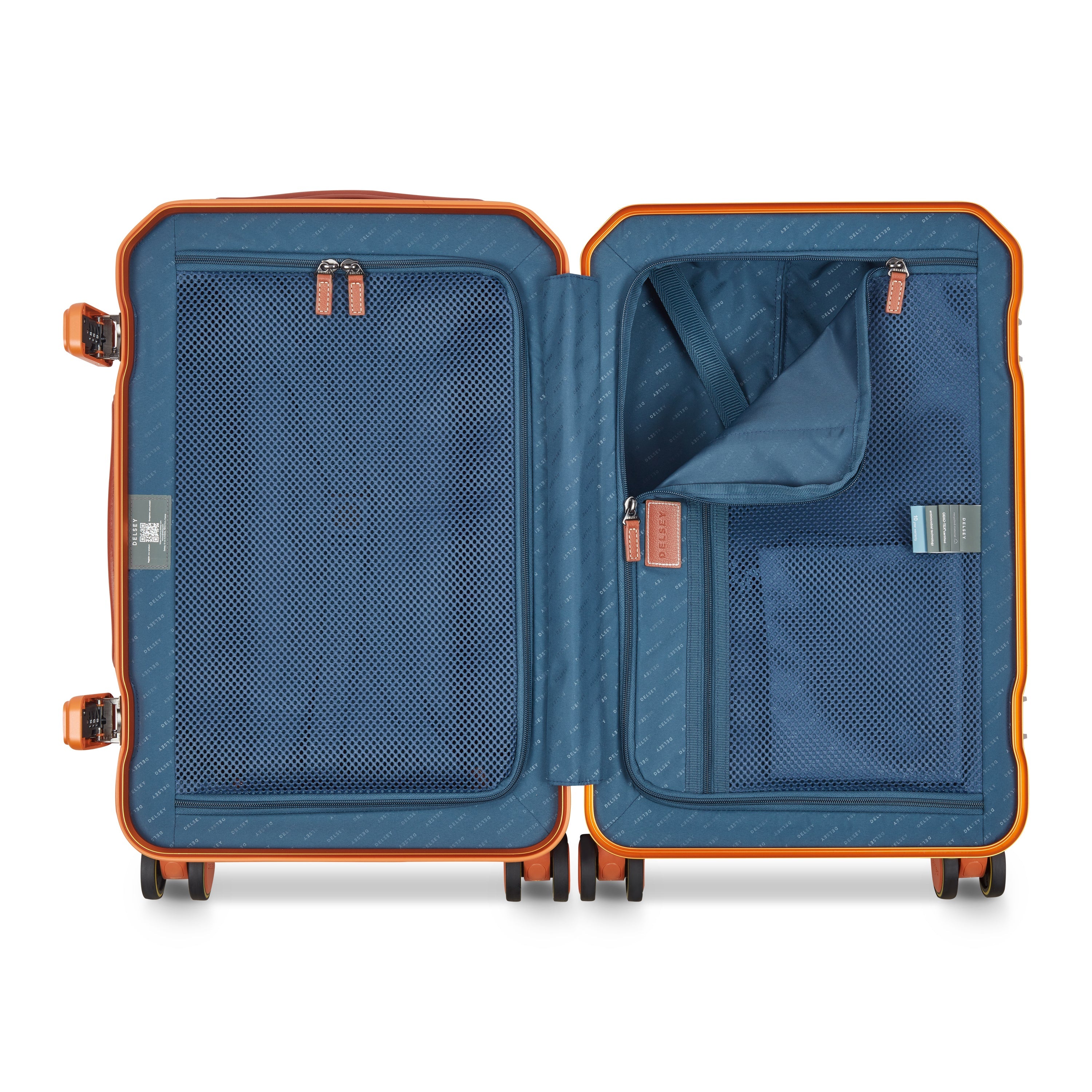 ALU'R | 19-Inch Aluminum Carry-On Suitcase, Orange