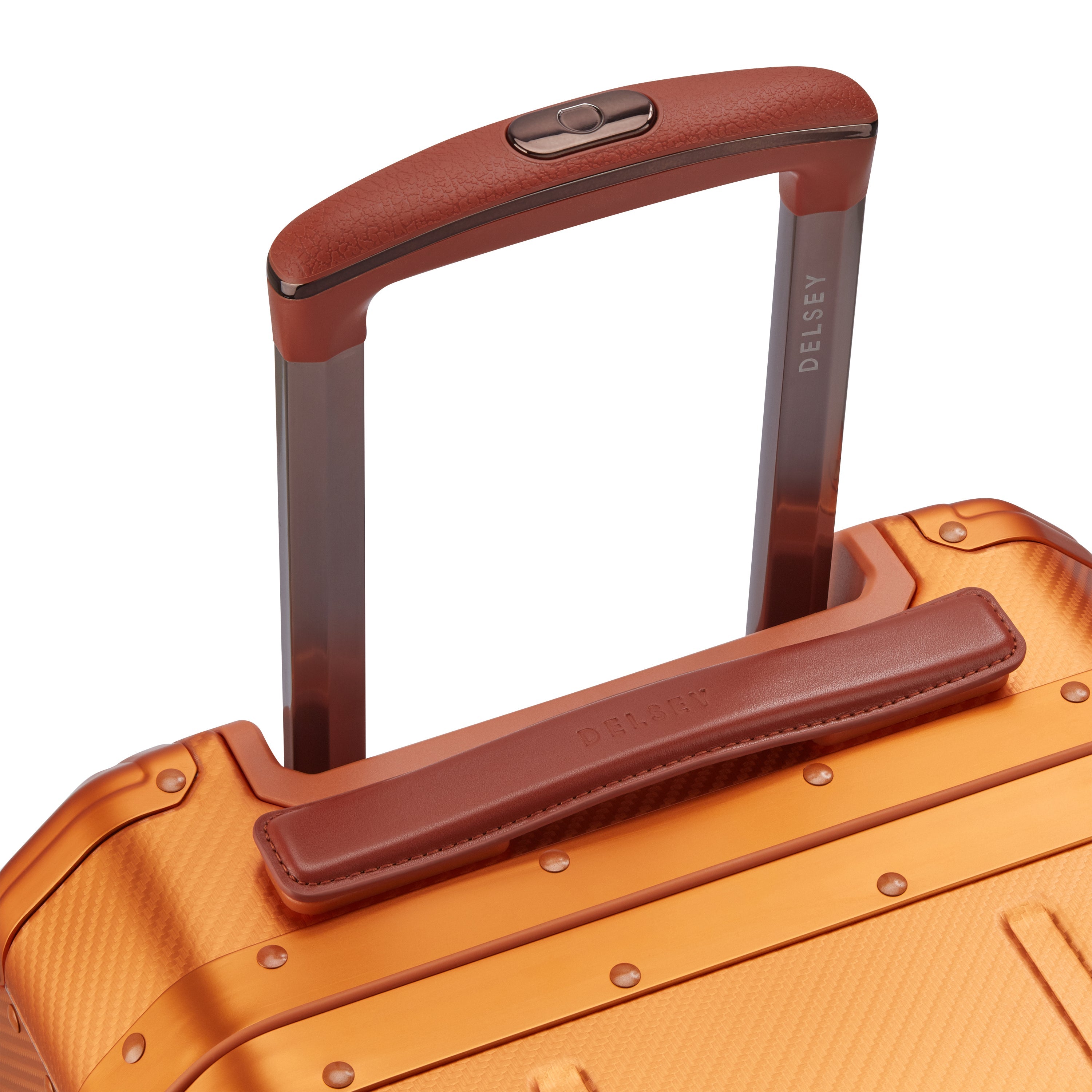 ALU'R | 19-Inch Aluminum Carry-On Suitcase, Orange