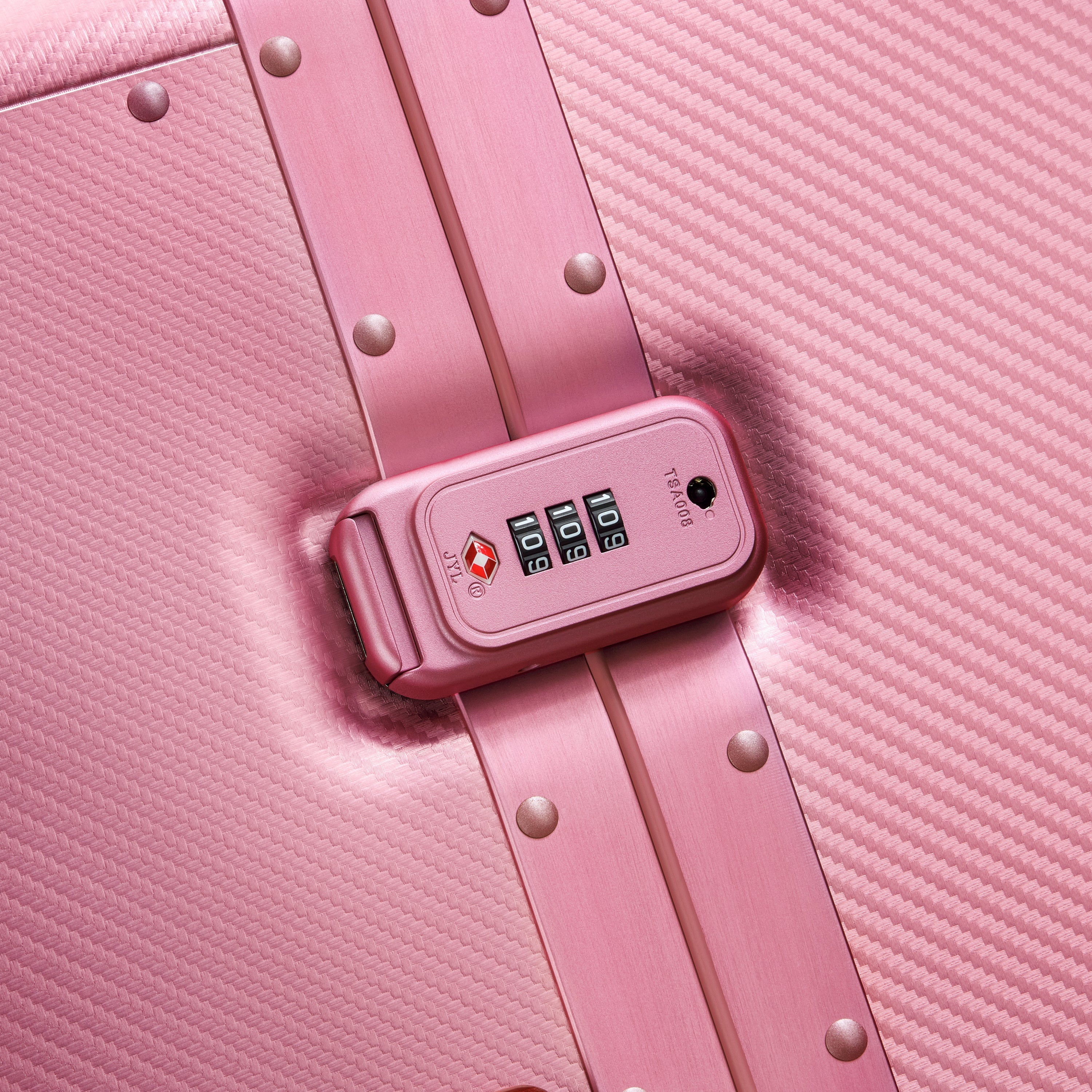 ALU'R | 28-Inch Aluminum Check-In Suitcase, Pink