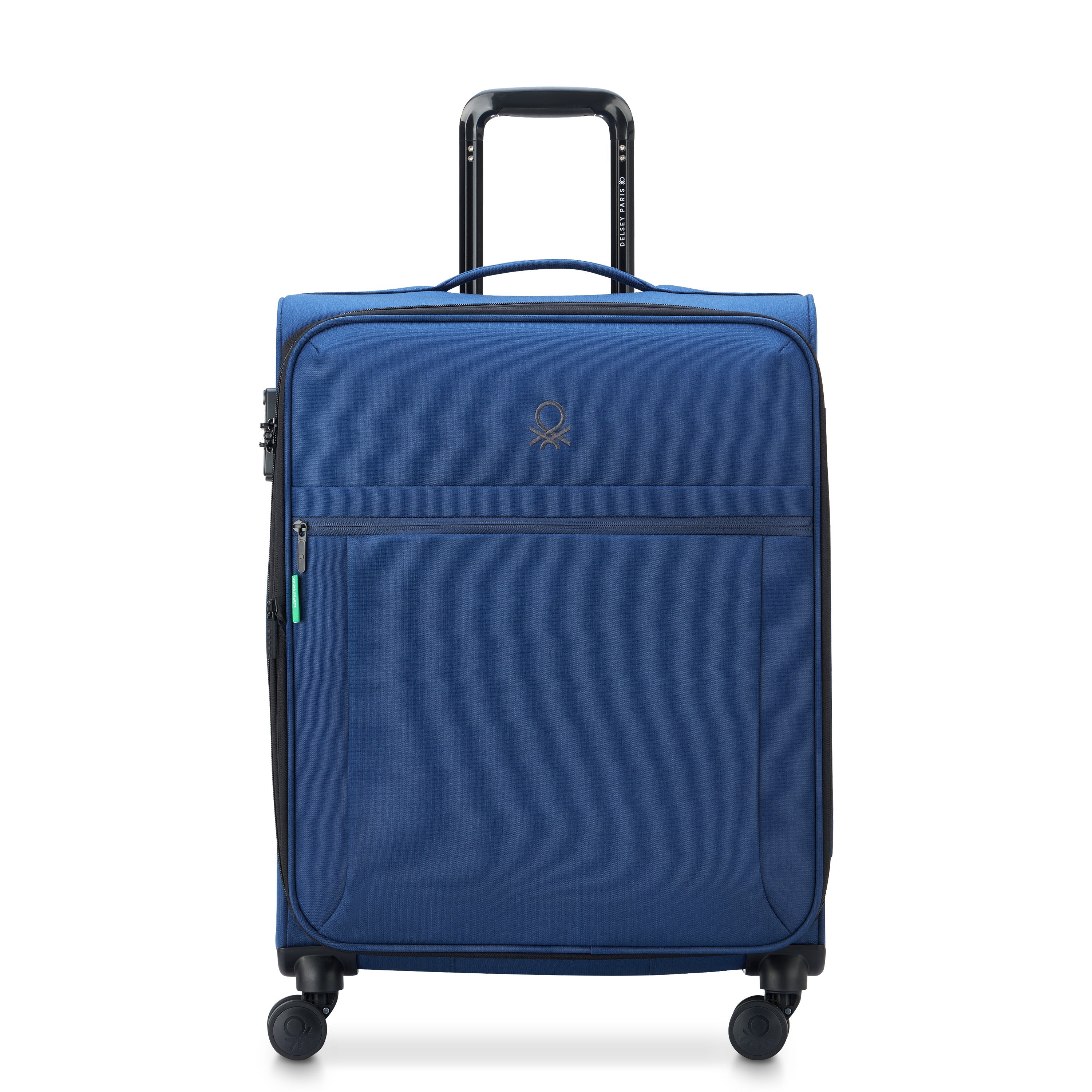 BE | 26-Inch Expandable Check-In Suitcase, Faded denim