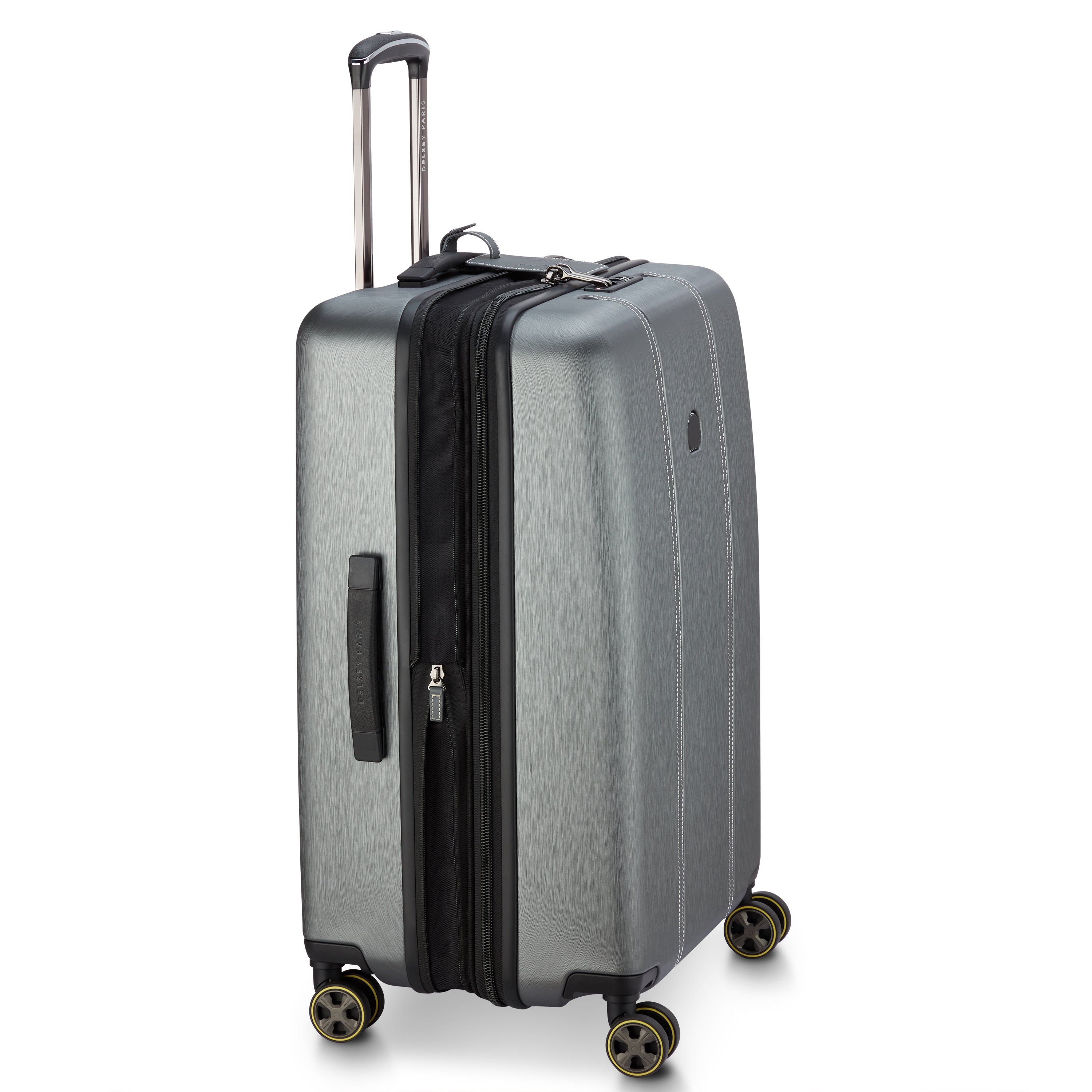CADENCE| Valise Soute Extensible 68 CM ARGENT