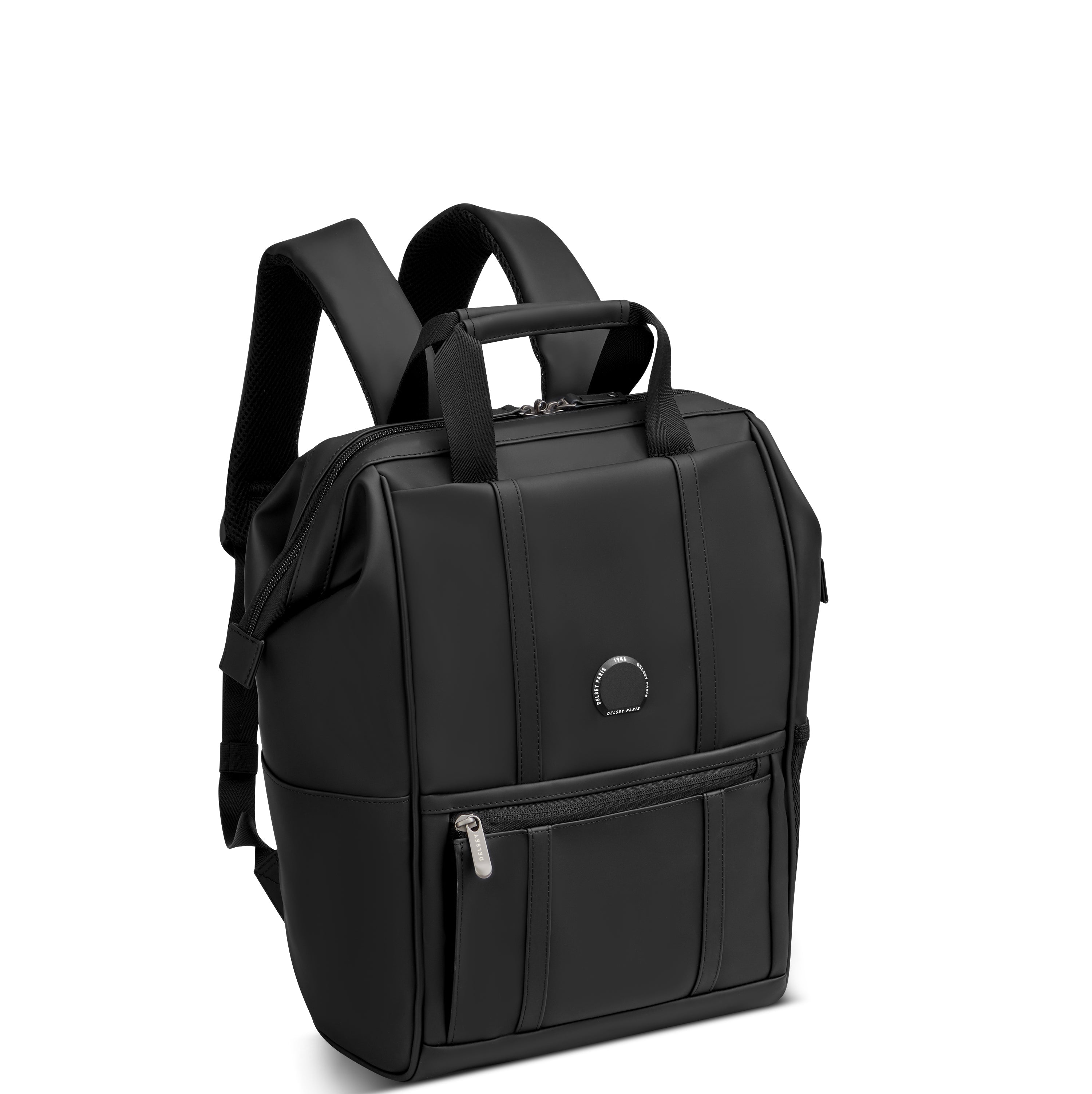 CADENCE SOFT| Sac à Dos Ordinateur 14 Pouces Résistant à l'Eau NOIR PROFOND