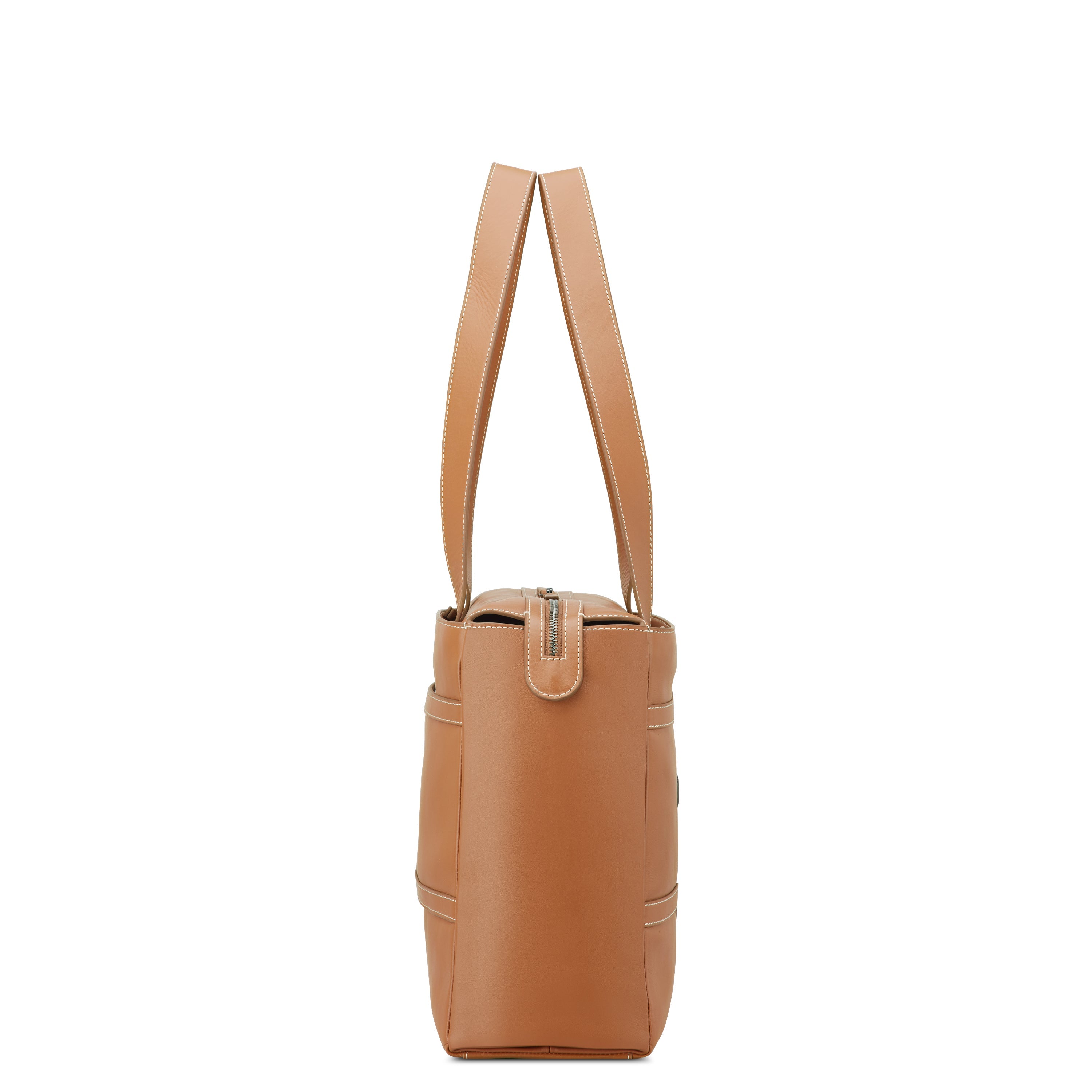 CHATELET AIR 2.0 |  Leather Tote Bag, Cognac