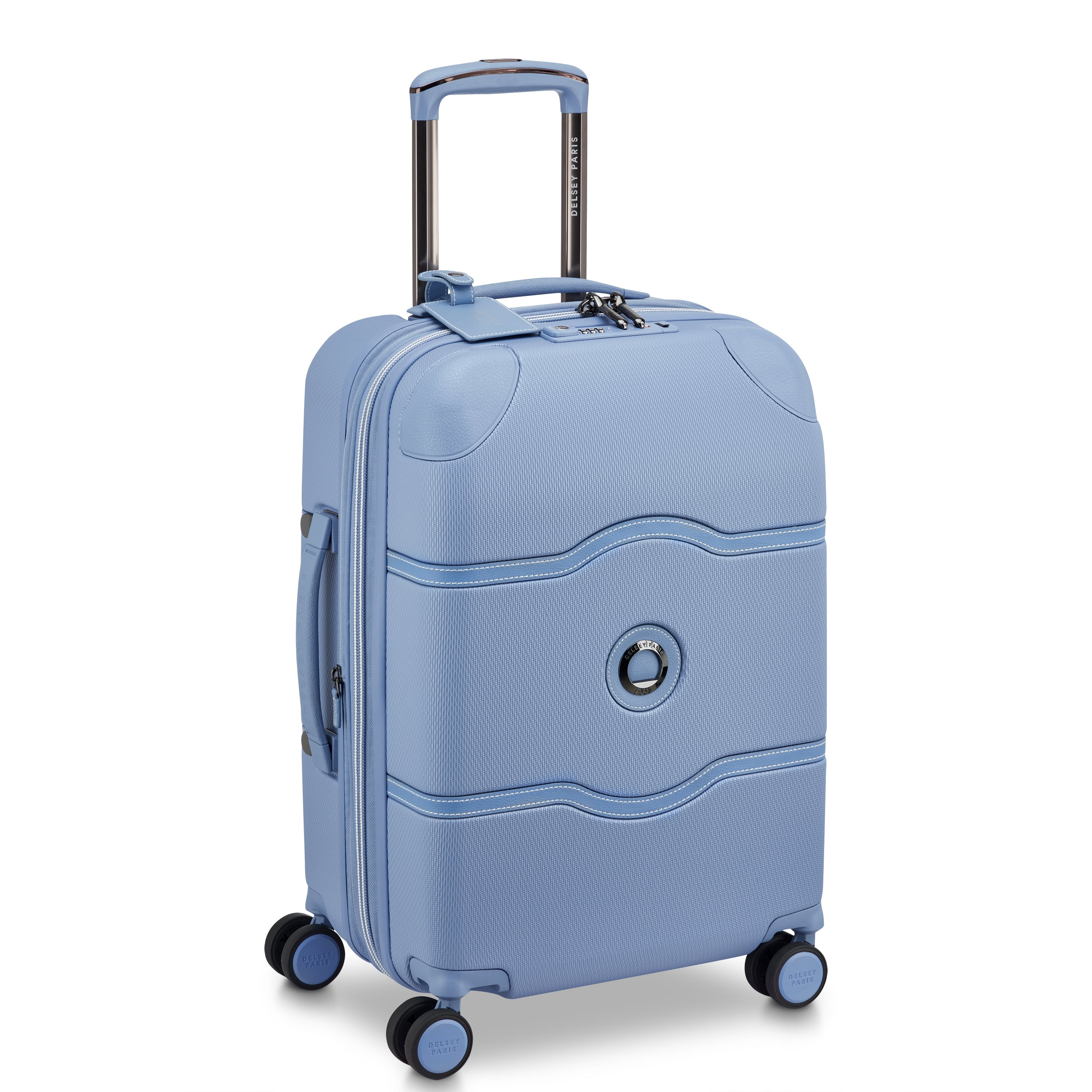 CHATELET AIR 2.0 |  23-Inch Expandable Carry-On Suitcase - 80th Anniversary Edition, Light blue
