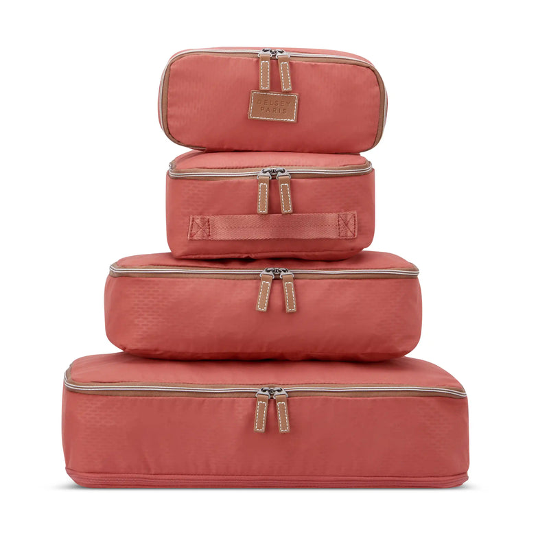 Chatelet Air 2.0: Packing Cubes Set Of 4, Terracotta | Delsey