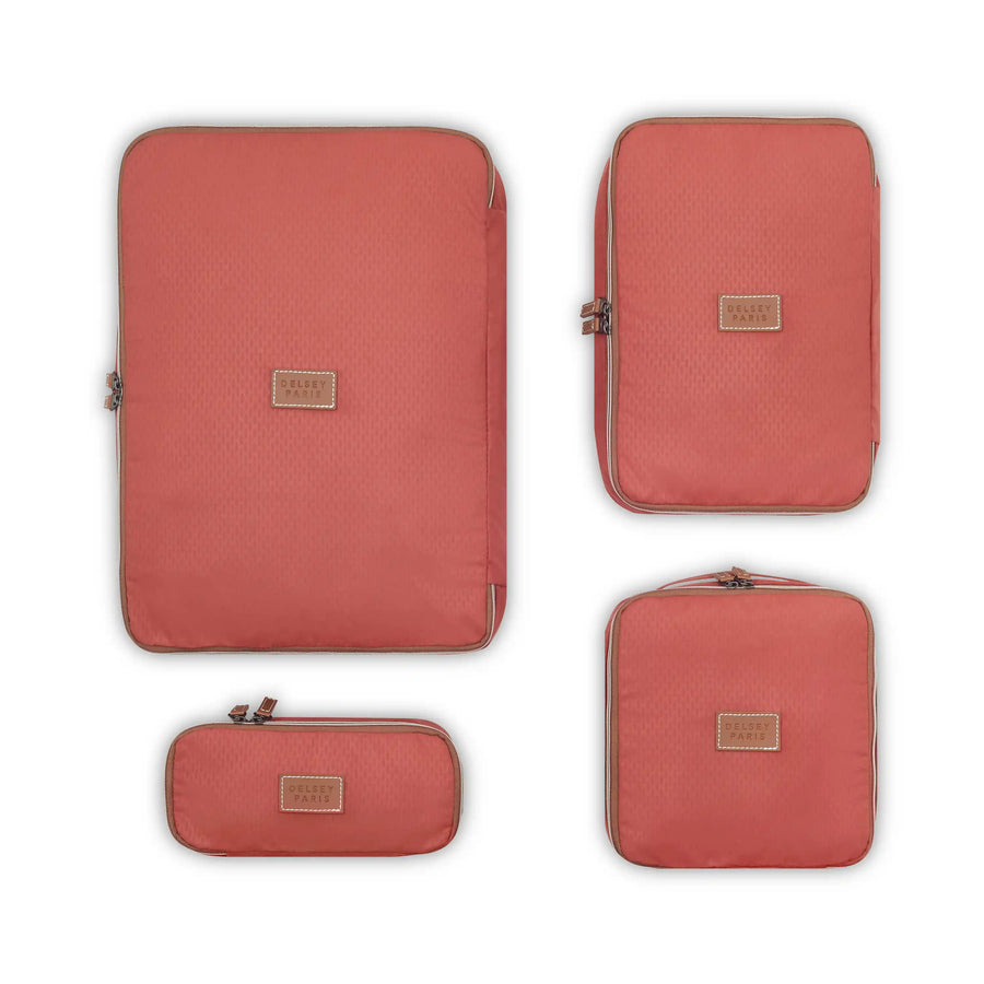 パルスクイーズ　ラ・パルレ　ネオゴールドジェル&パルメソ付き Chatelet Air 2.0: Packing Cubes Set Of 4, Terracotta | Delsey