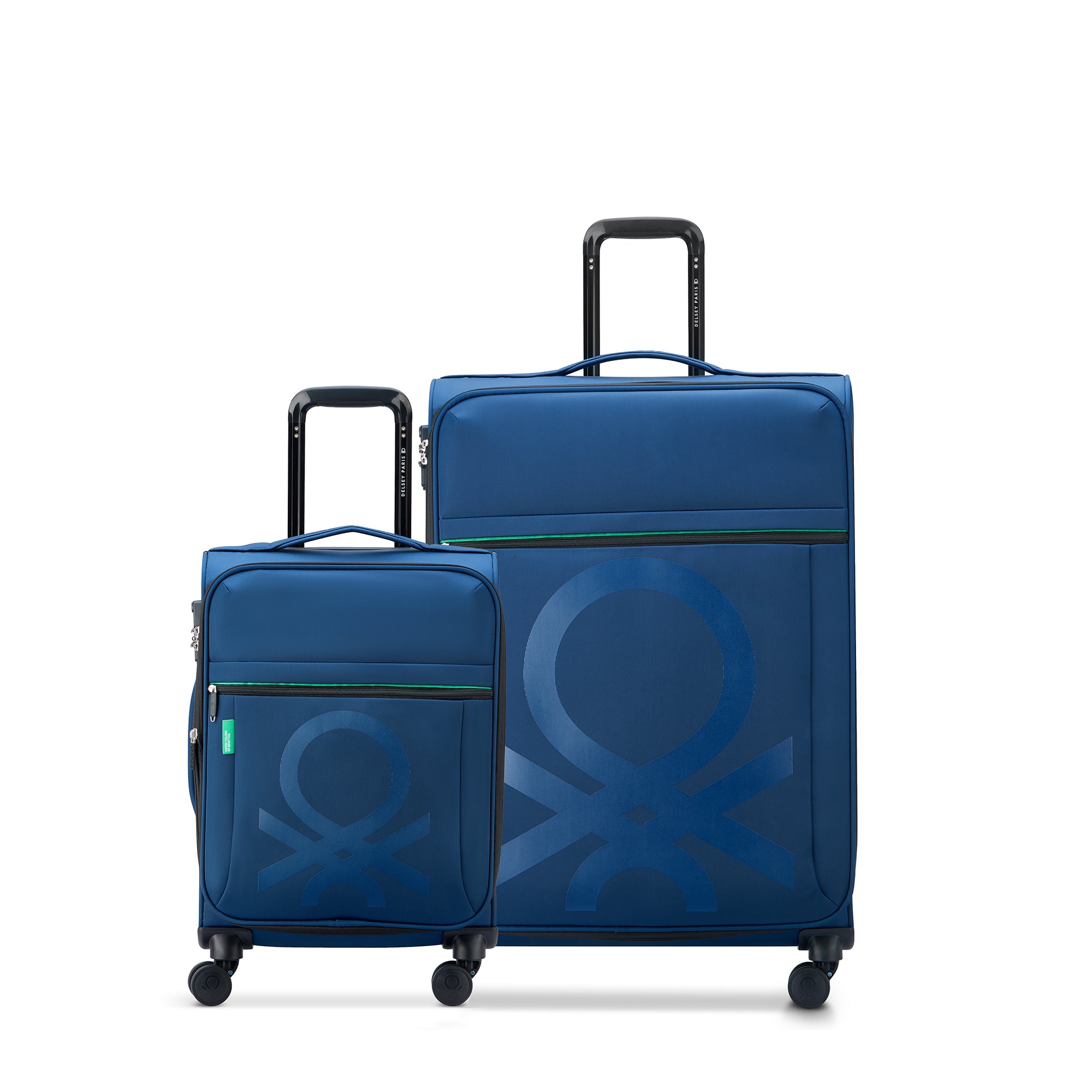 COLOR BLOCK | 2-Piece Luggage Set, Navy