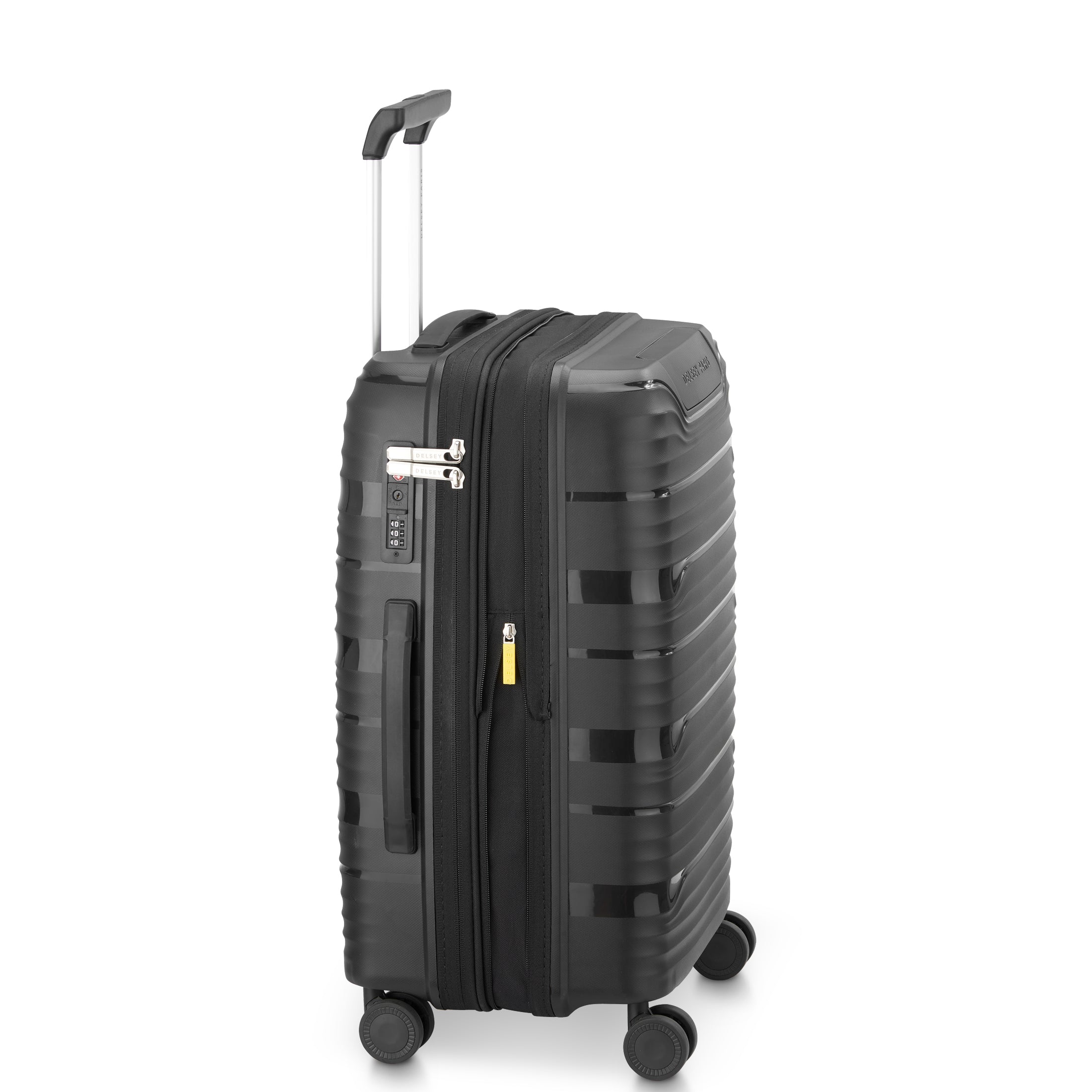 DUNE | 23-Inch Expandable Carry-On Suitcase, Black