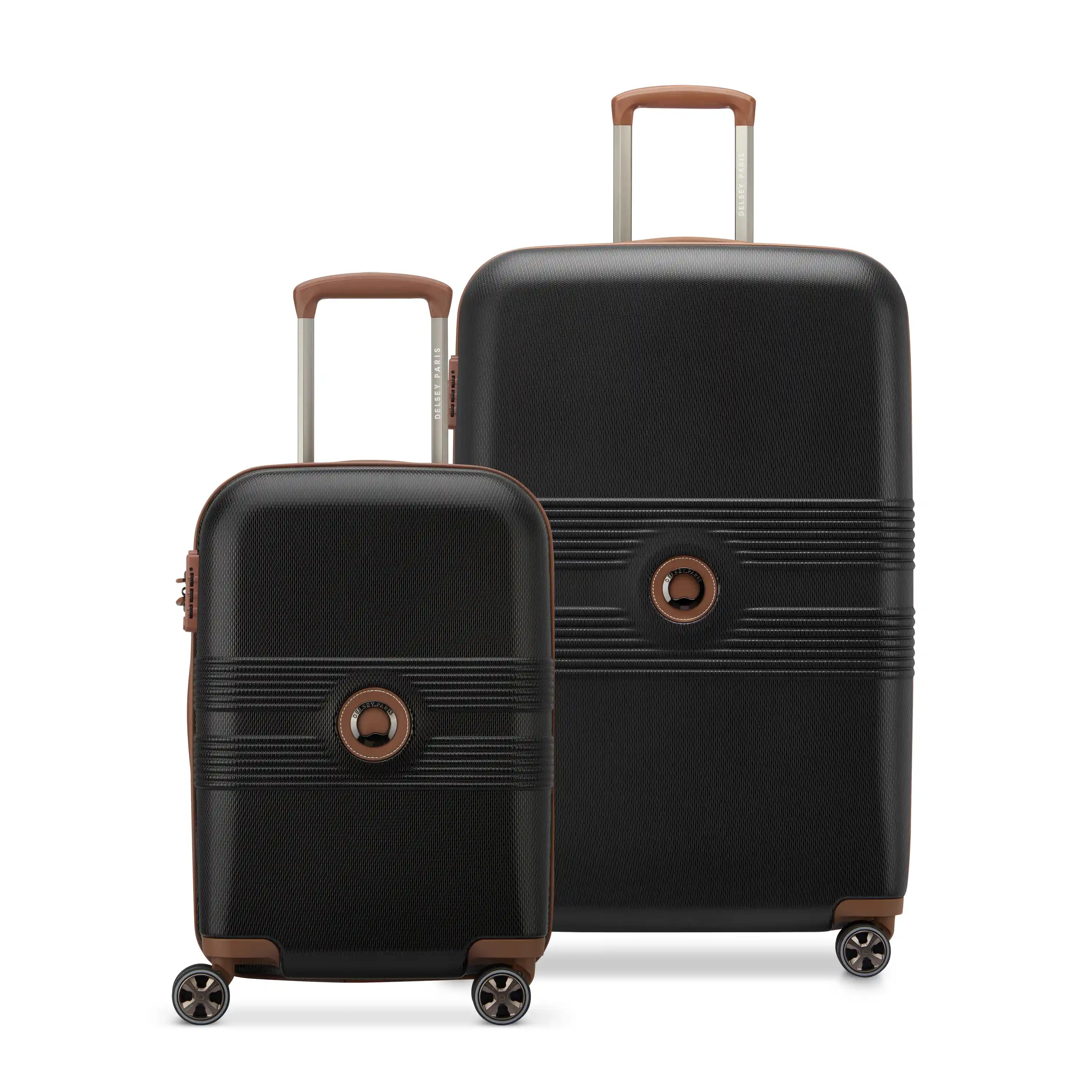 FLANERIE SE| Set de 2 Bagages NOIR MARRON