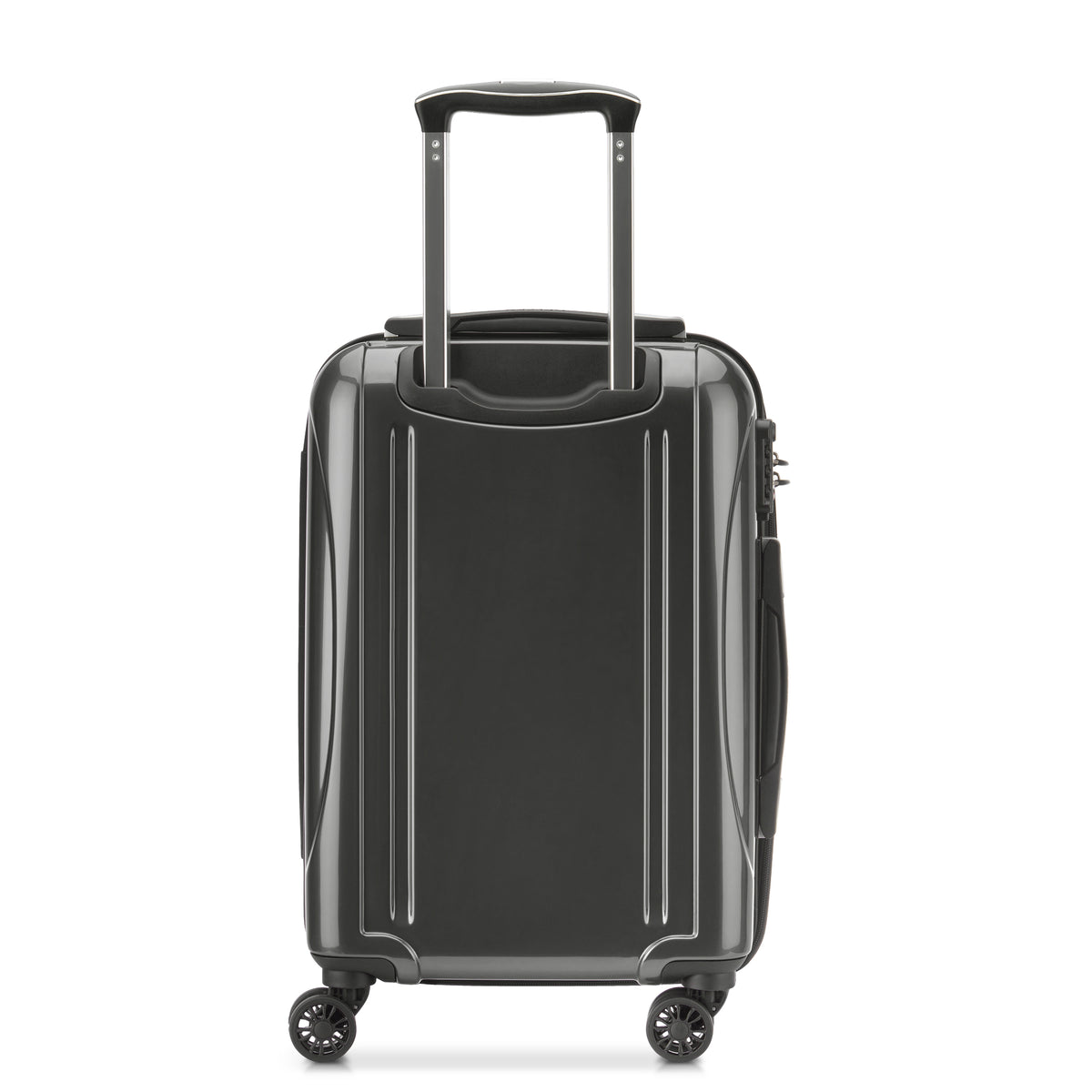 HELIUM AERO | 21-Inch Front Pocket Expandable Carry-On Suitcase, Metal brushed
