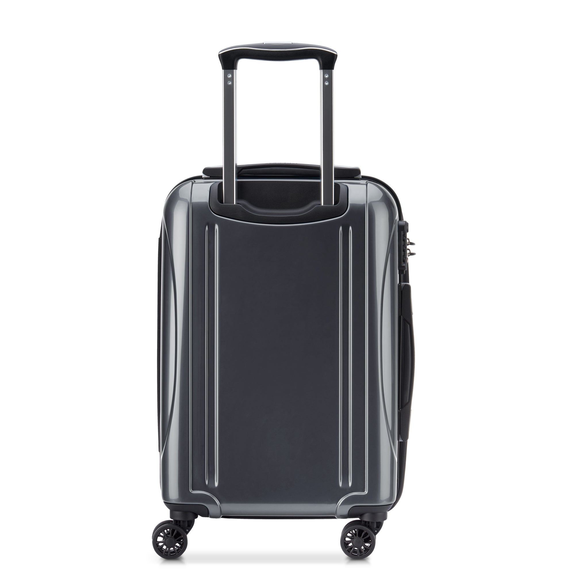 HELIUM AERO| Valise Cabine Extensible 53 CM avec Poche Frontale ACIER