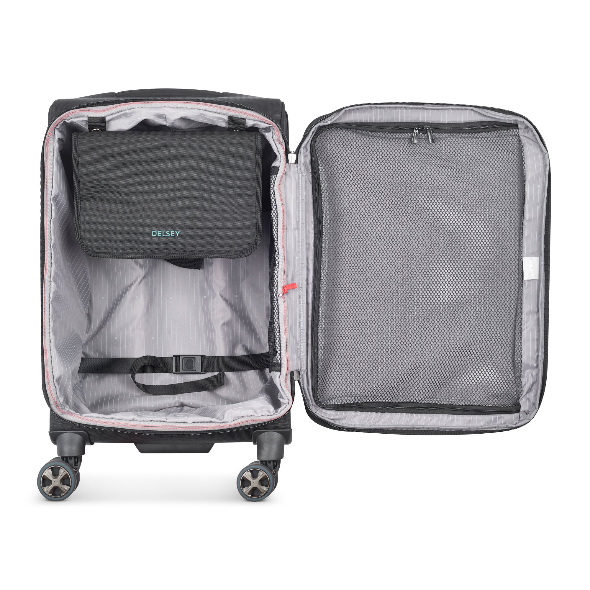 HELIUM DLX| Valise Cabine Extensible 60 CM NOIR