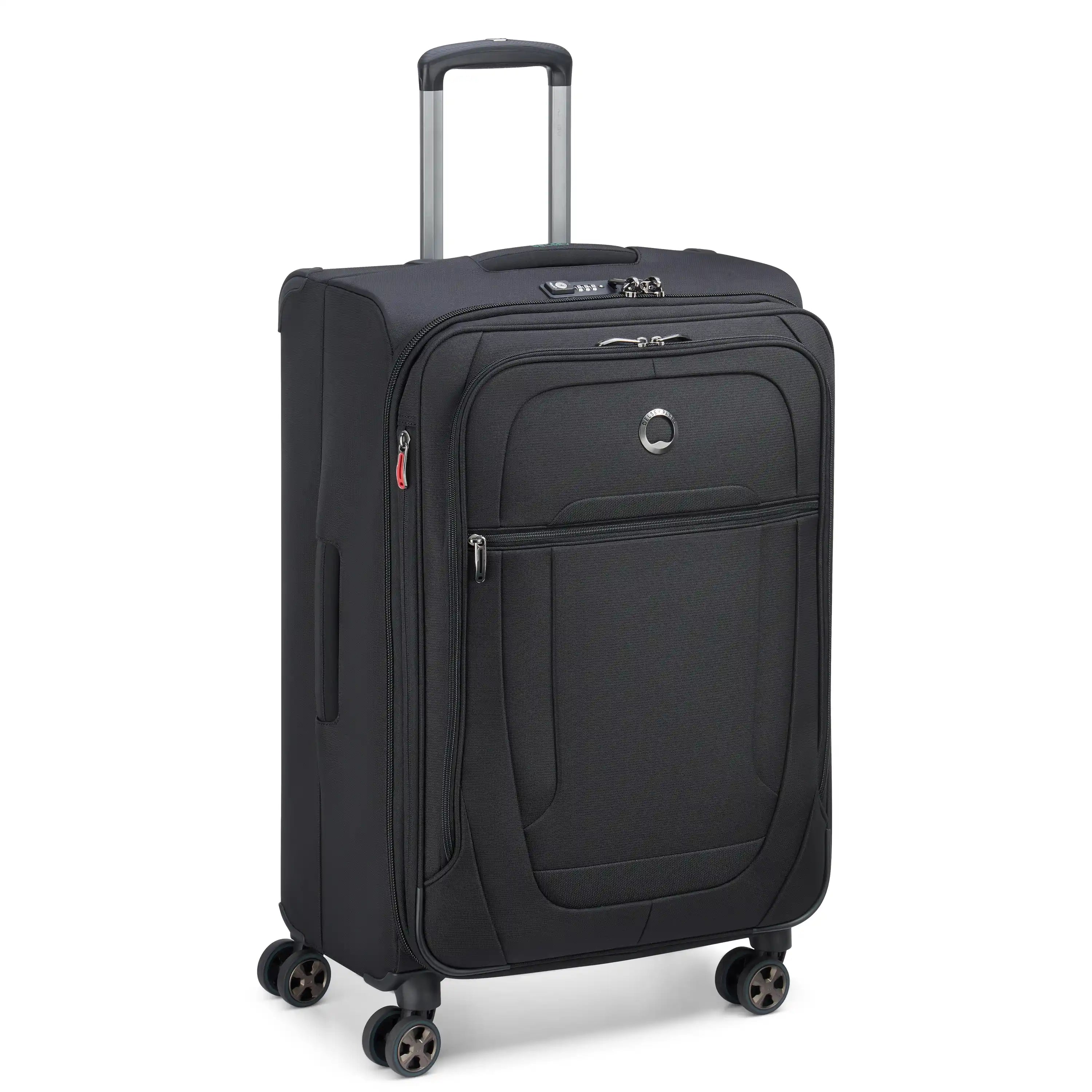 Helium Dlx: Medium Expandable Spinner, Black | Delsey Paris, US( en)