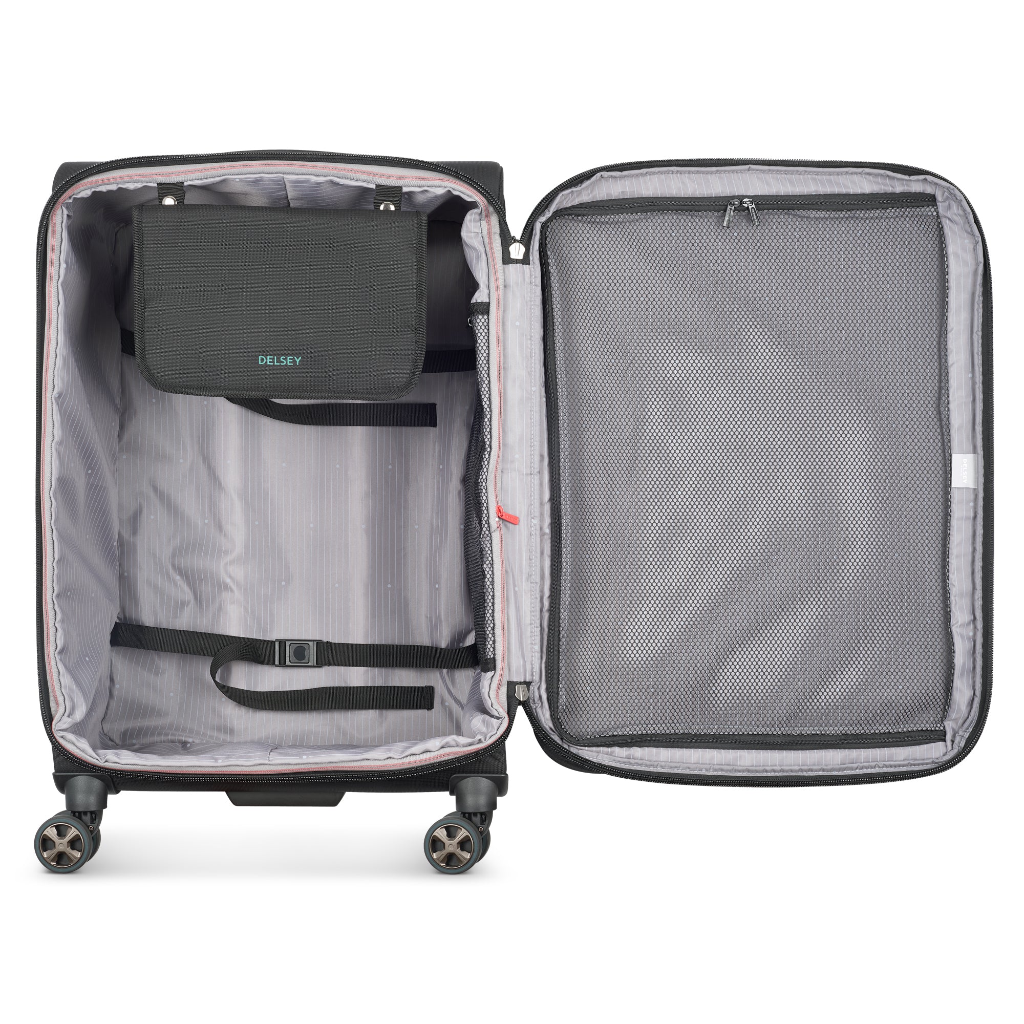 HELIUM DLX |  28-Inch Expandable Check-In Suitcase, Black