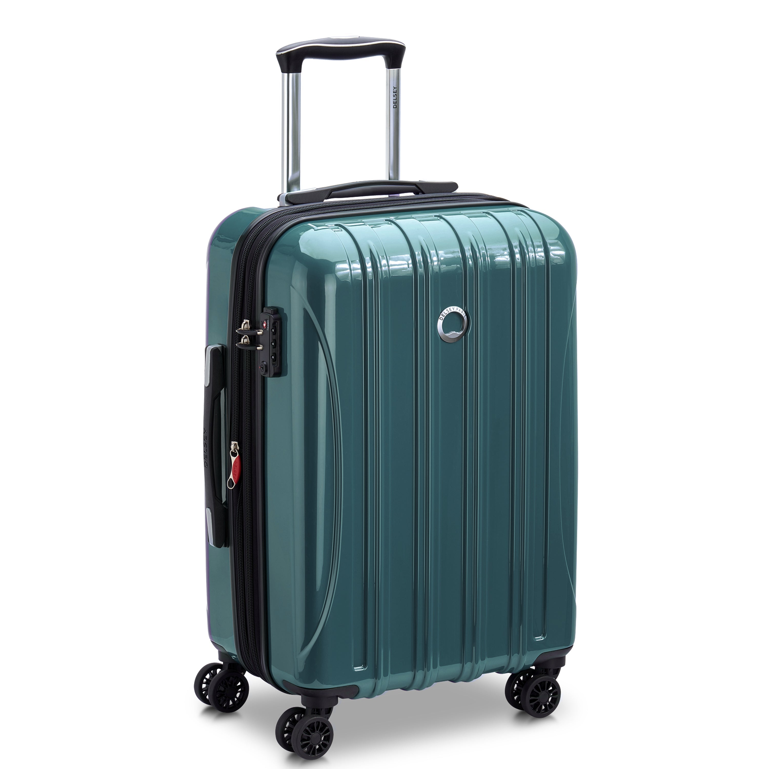 HELIUM AERO | 23-Inch Expandable Carry-On Suitcase, Metallic green