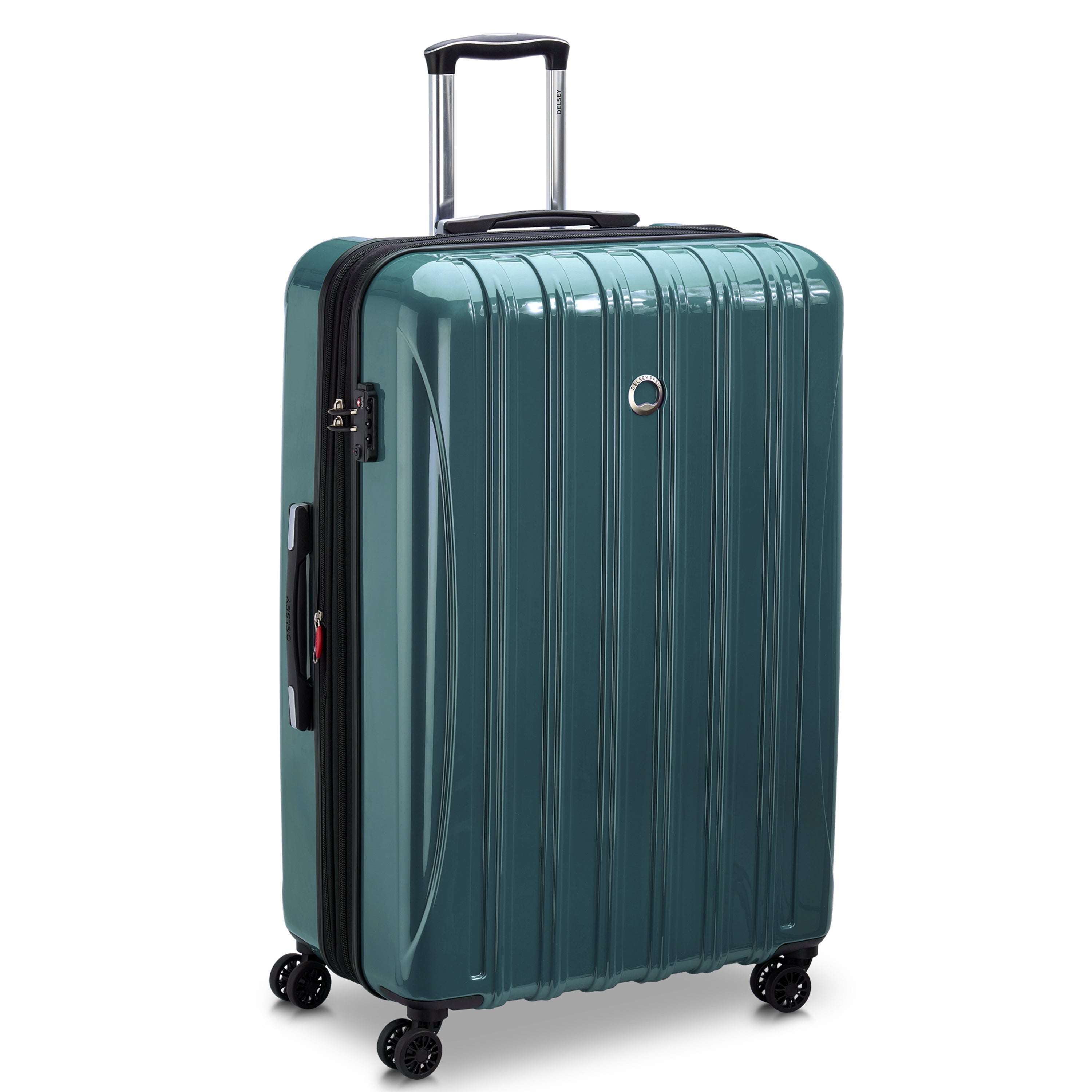 HELIUM AERO| Valise Soute Extensible 81 CM VERT MÉTALLISÉ