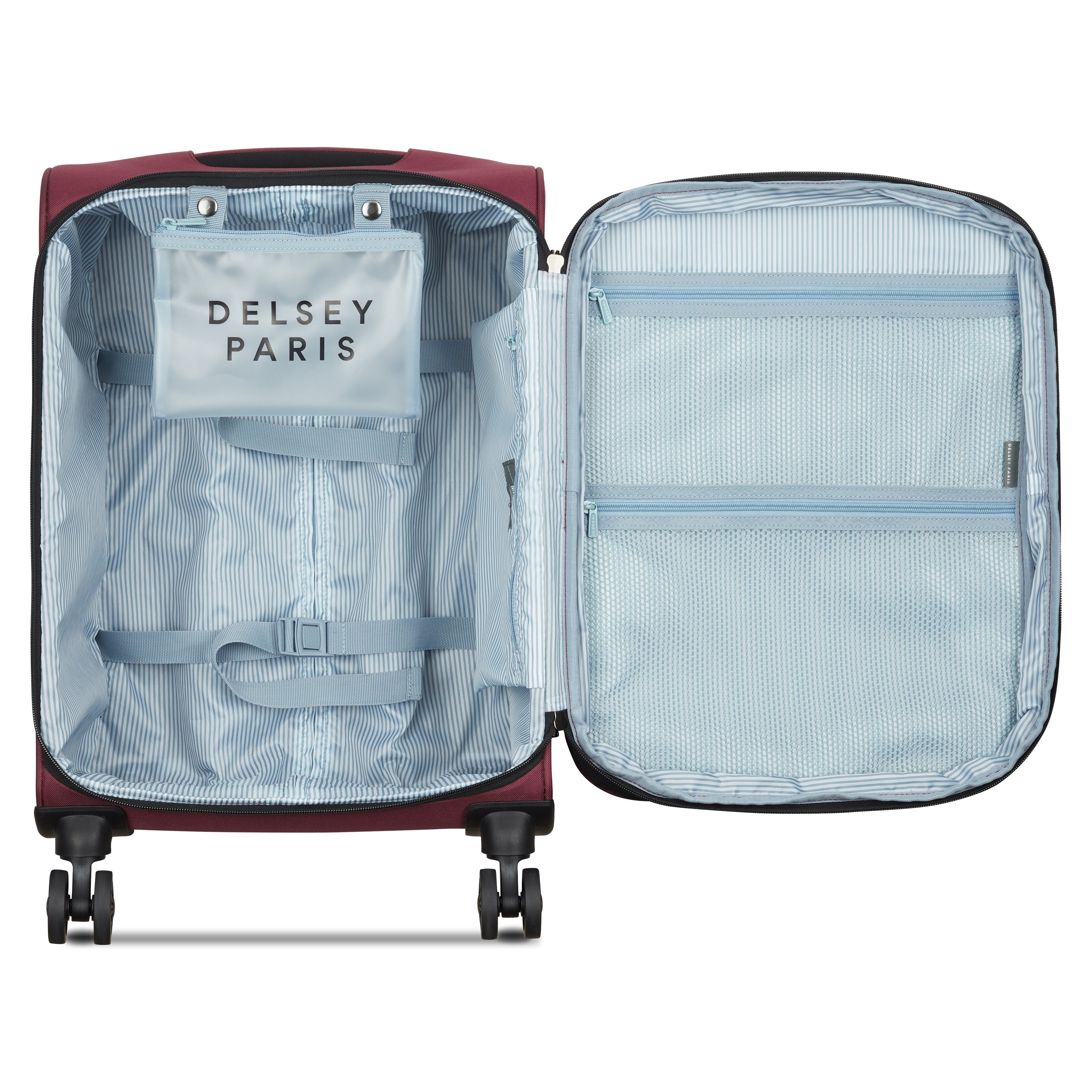 SKY MAX 3.0 23-Inch Expandable Carry-On Suitcase, Burgundy