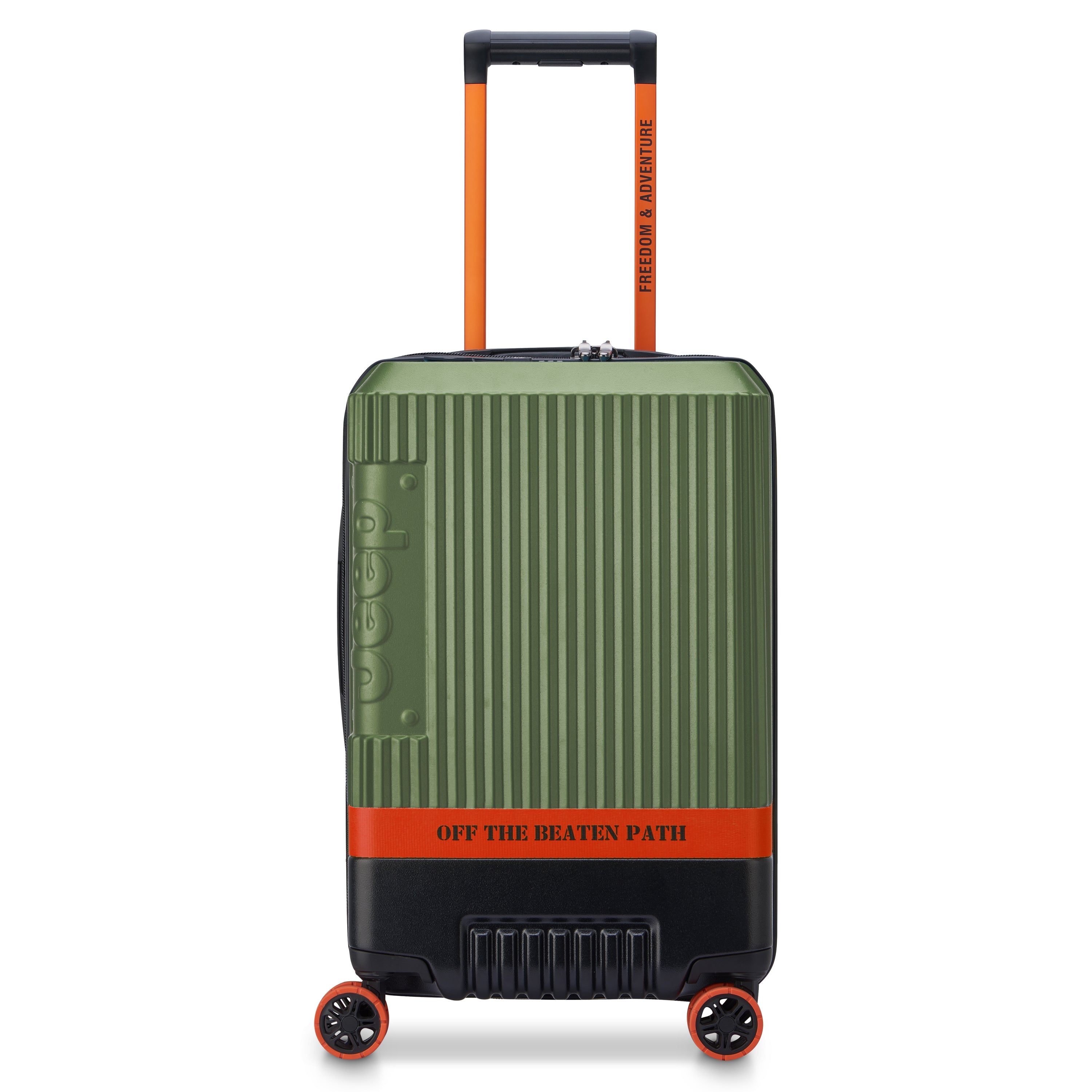 JH001A |  23-Inch Expandable Carry-On Suitcase, Green
