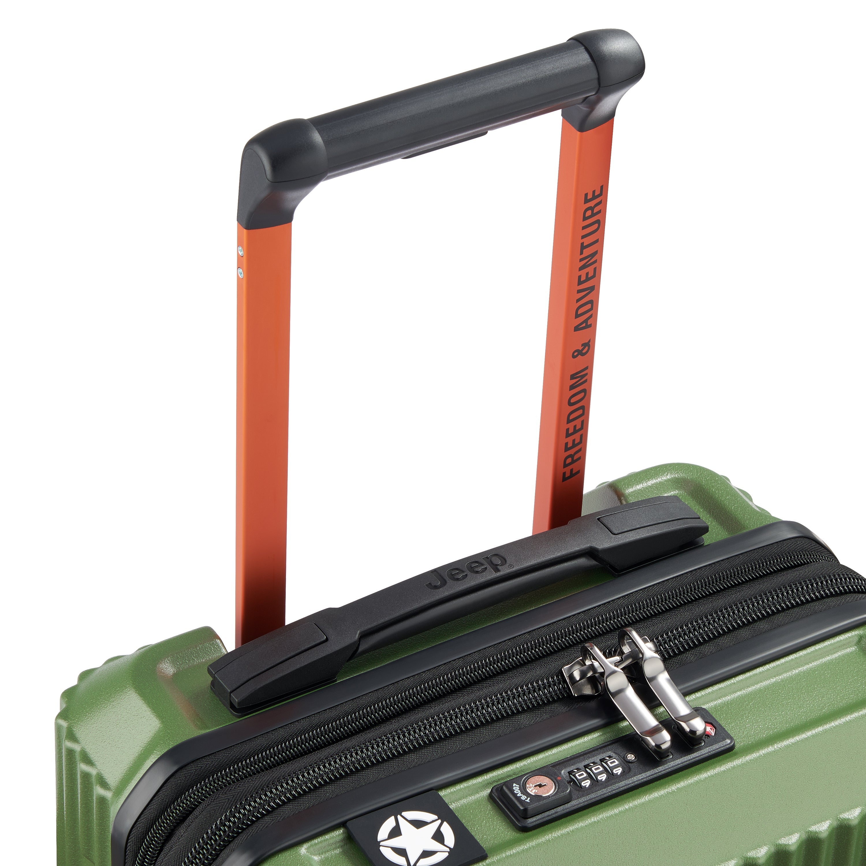 JH001A |  23-Inch Expandable Carry-On Suitcase, Green
