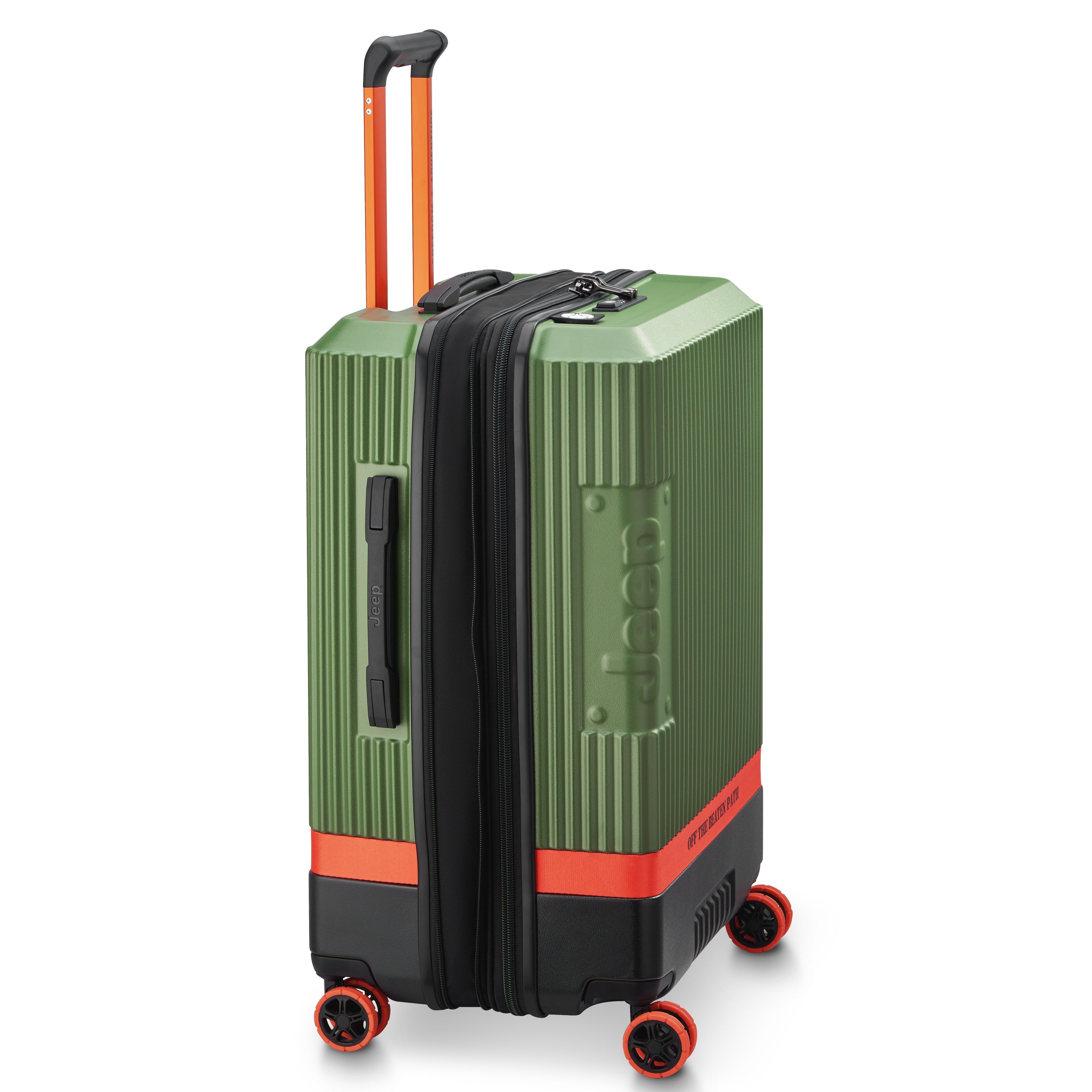 JH001A |  27-Inch Expandable Check-In Suitcase, Green